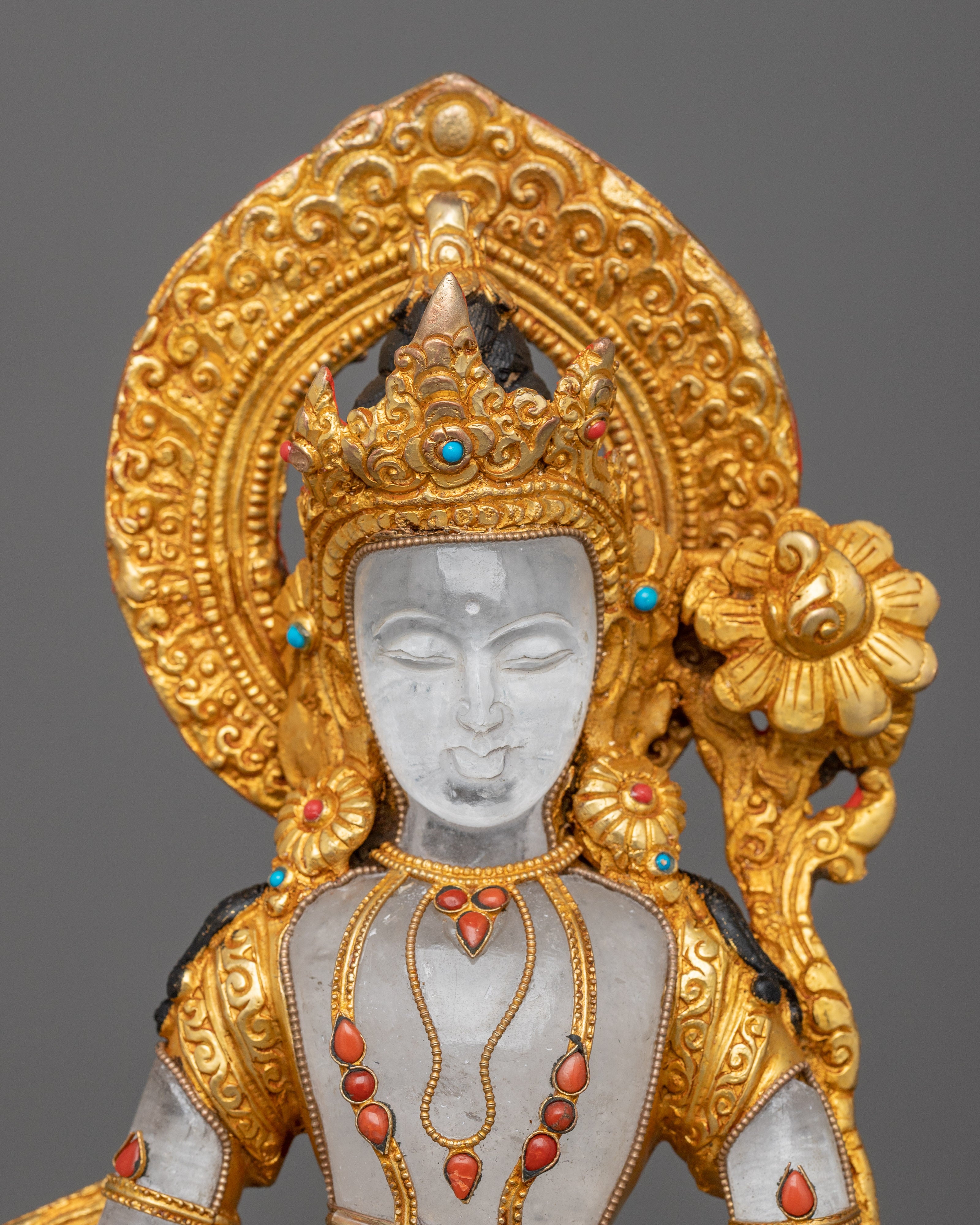 Standing Padmapani Bodhisattva Sculpture | Symbol of Compassion and Enlightenment