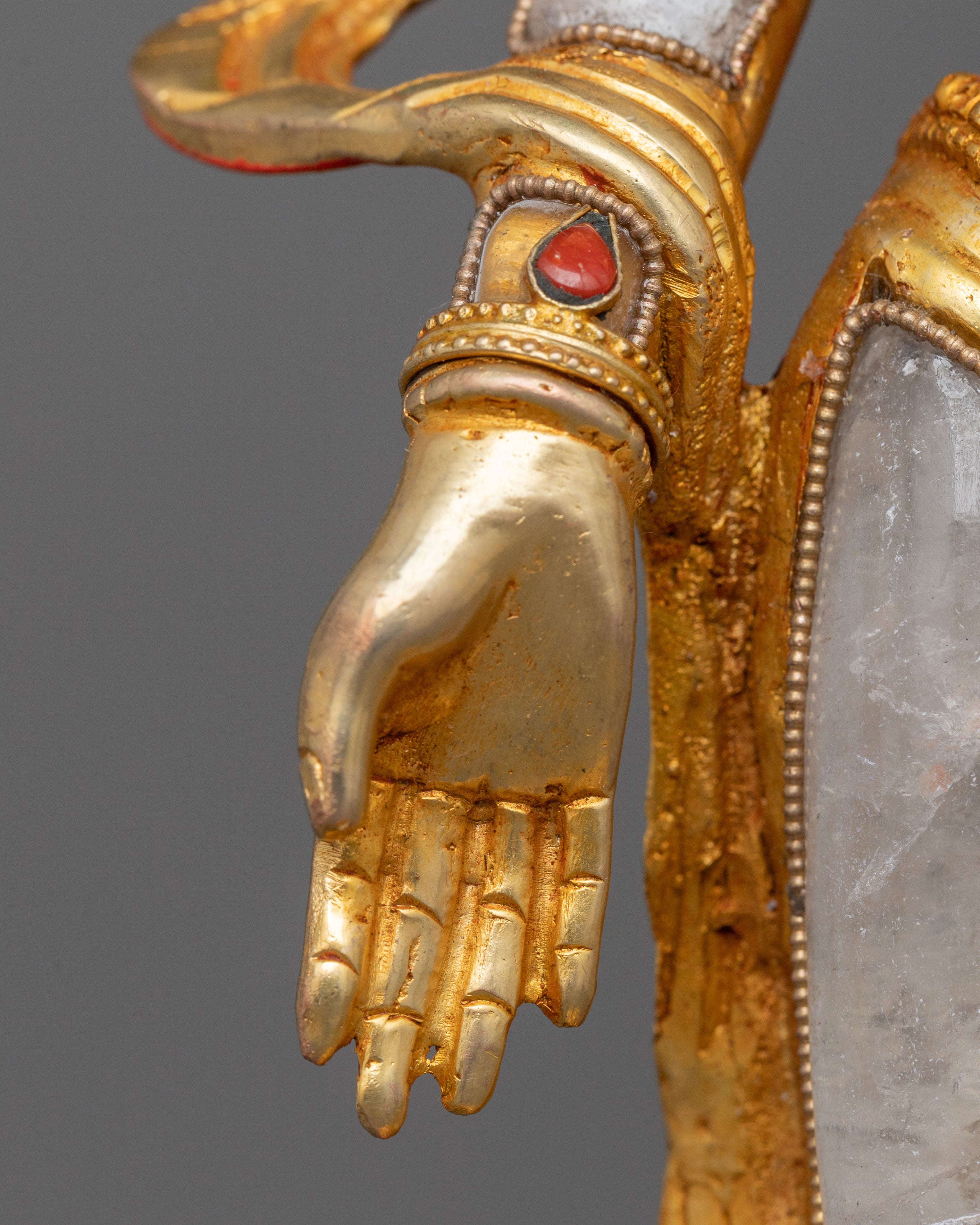 Standing Padmapani Bodhisattva Sculpture | Symbol of Compassion and Enlightenment