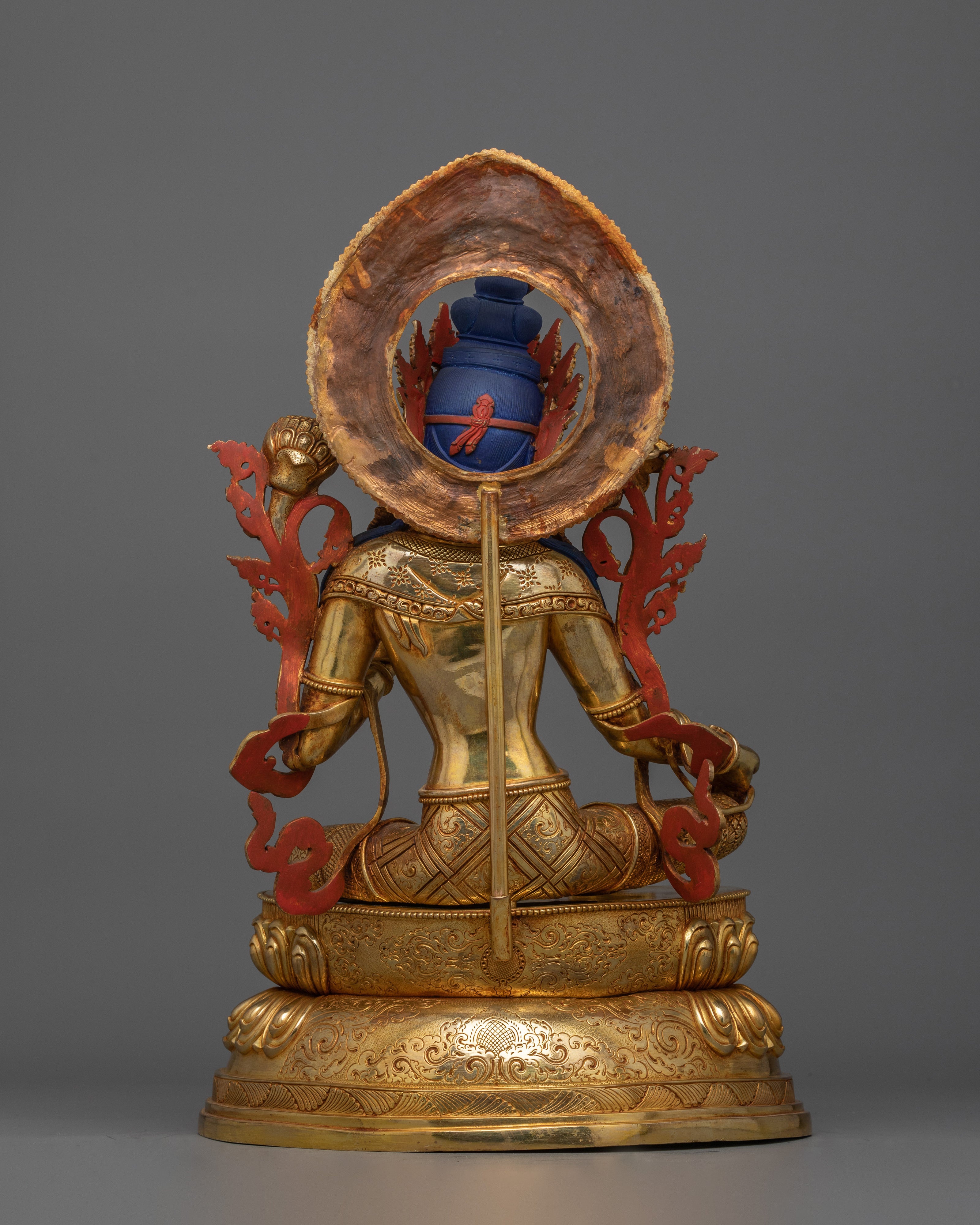 Green Tara Enlightened Female Buddha Sculpture | Goddess Shyamatara Statue