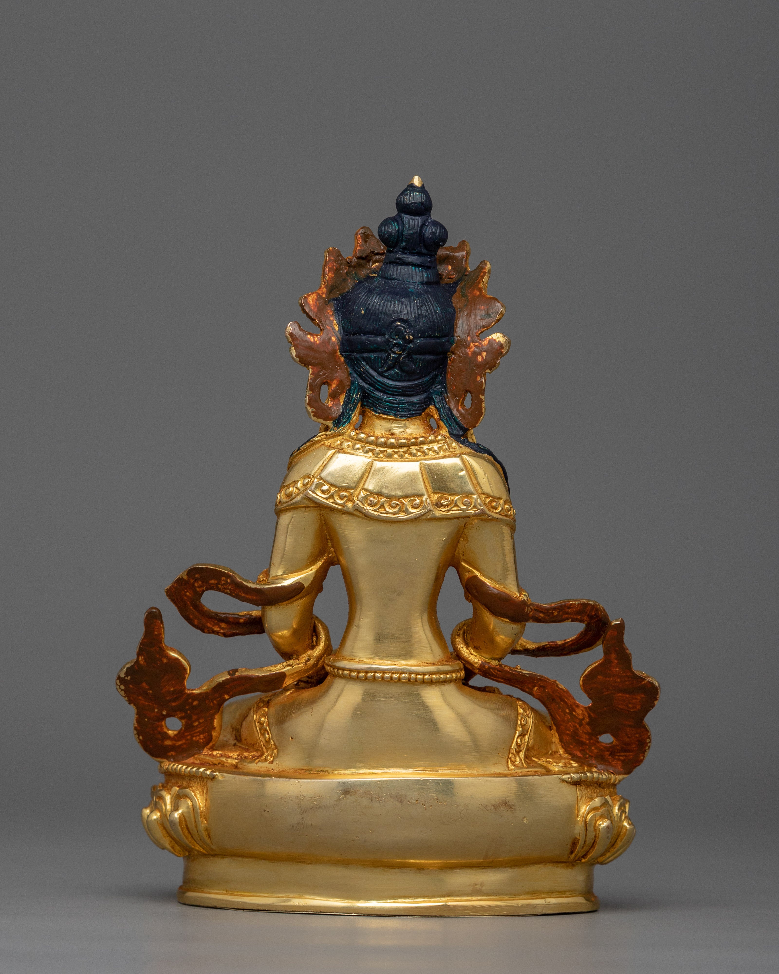 Amitayus Savior Buddha Deity of Endless Life Sculpture | Protector of Longevity and Health