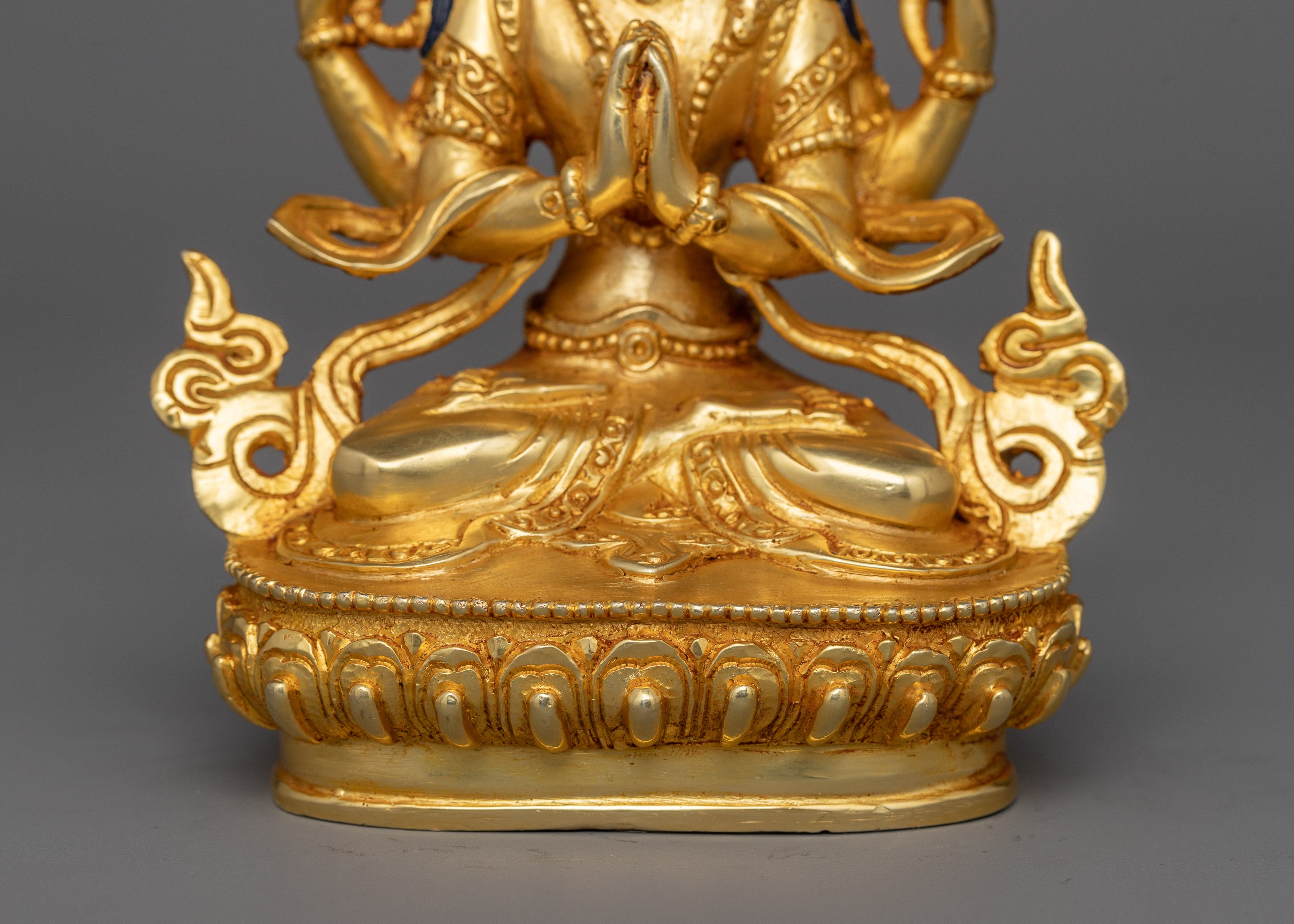 Tibetan Buddhism Chenrezig Sculpture | Bodhisattva Deity of Compassion