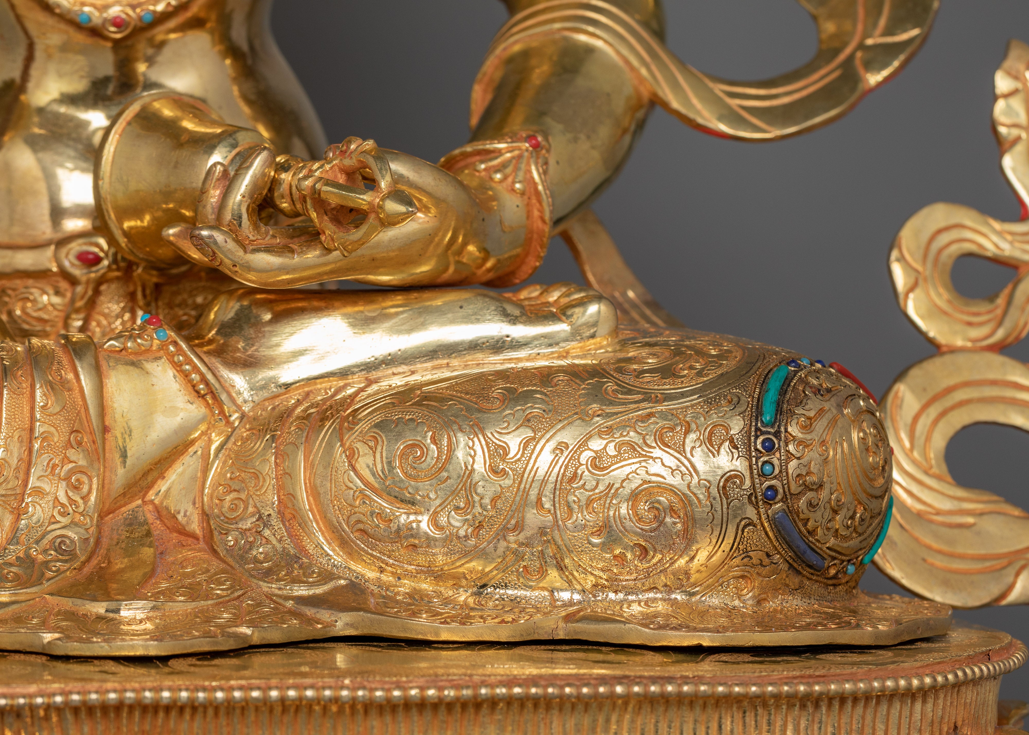 Tantric Buddhist Being Vajrasattva's Figurine | Tibetan Buddhist Deity Dorje Sempa