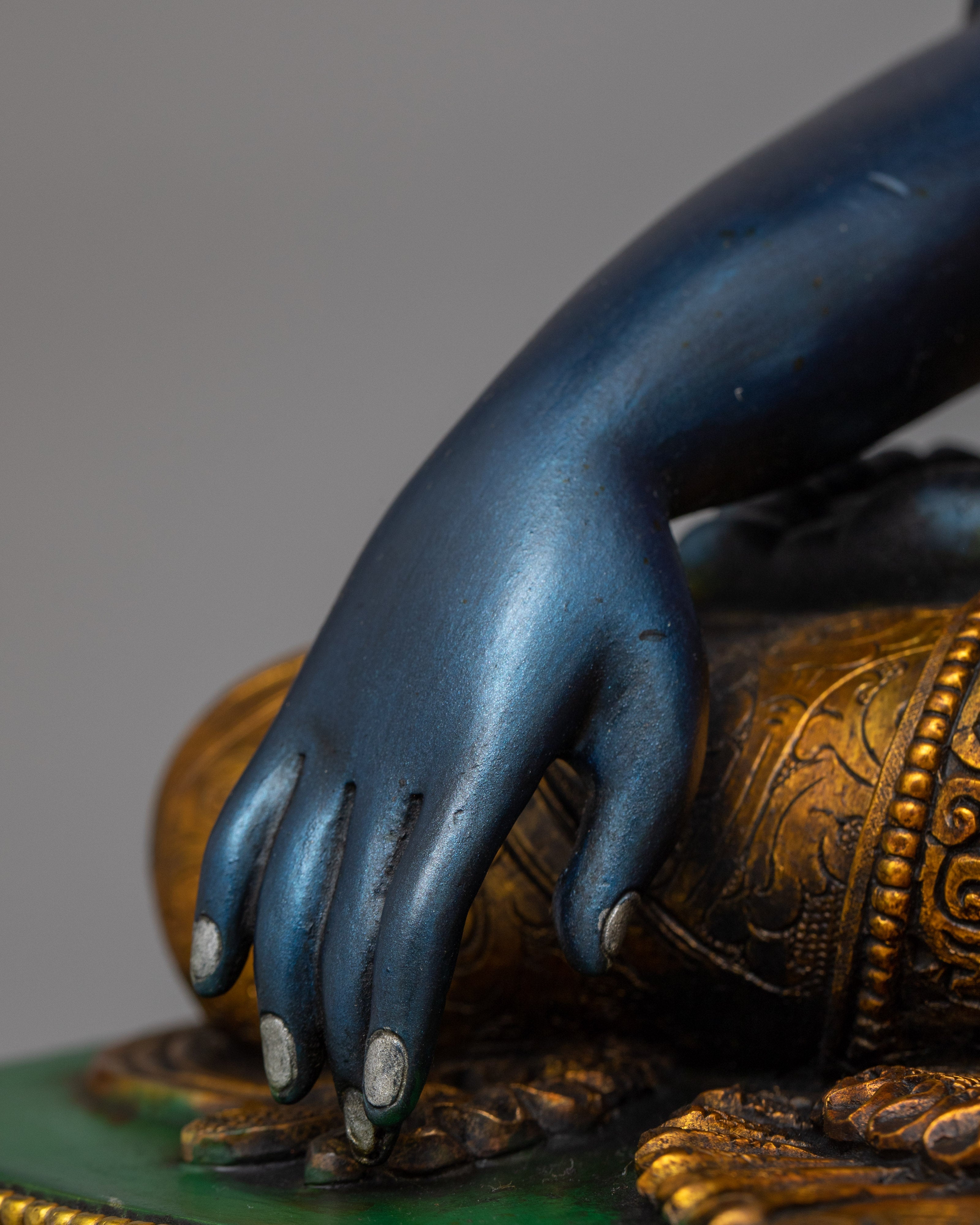 Handcrafted Tibetan Mitrugpa Figurine | The Immovable Protector