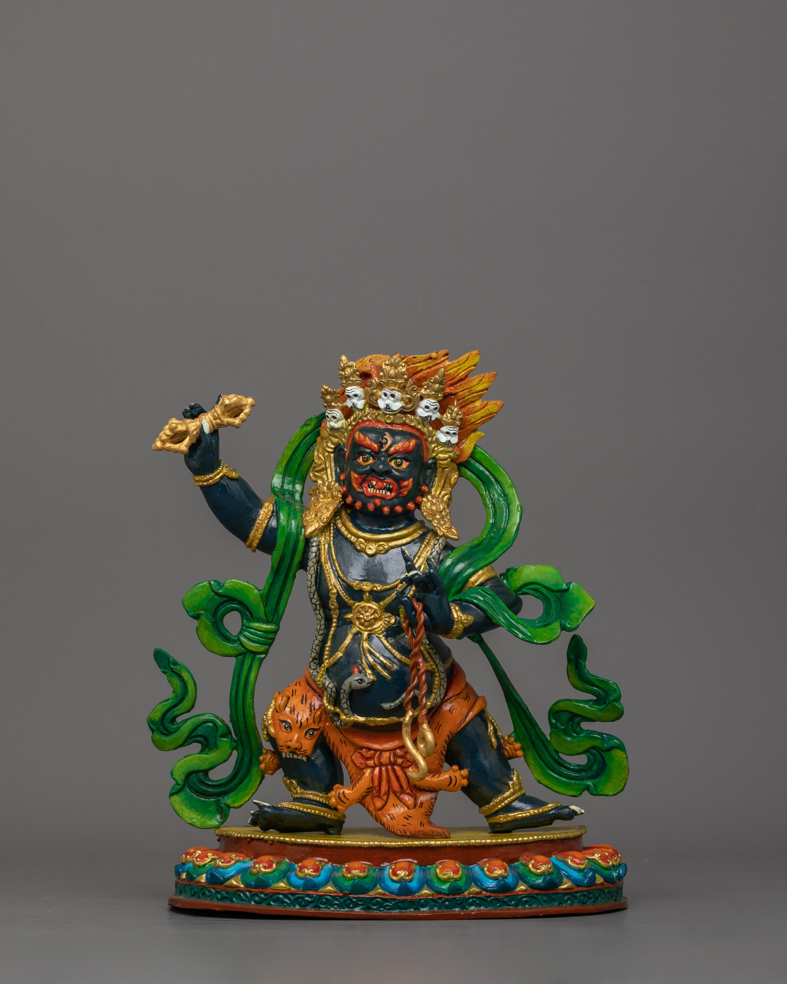 Vajrapani The Protector of Buddha Statue | Buddhist Sculpture for Strength and Protection