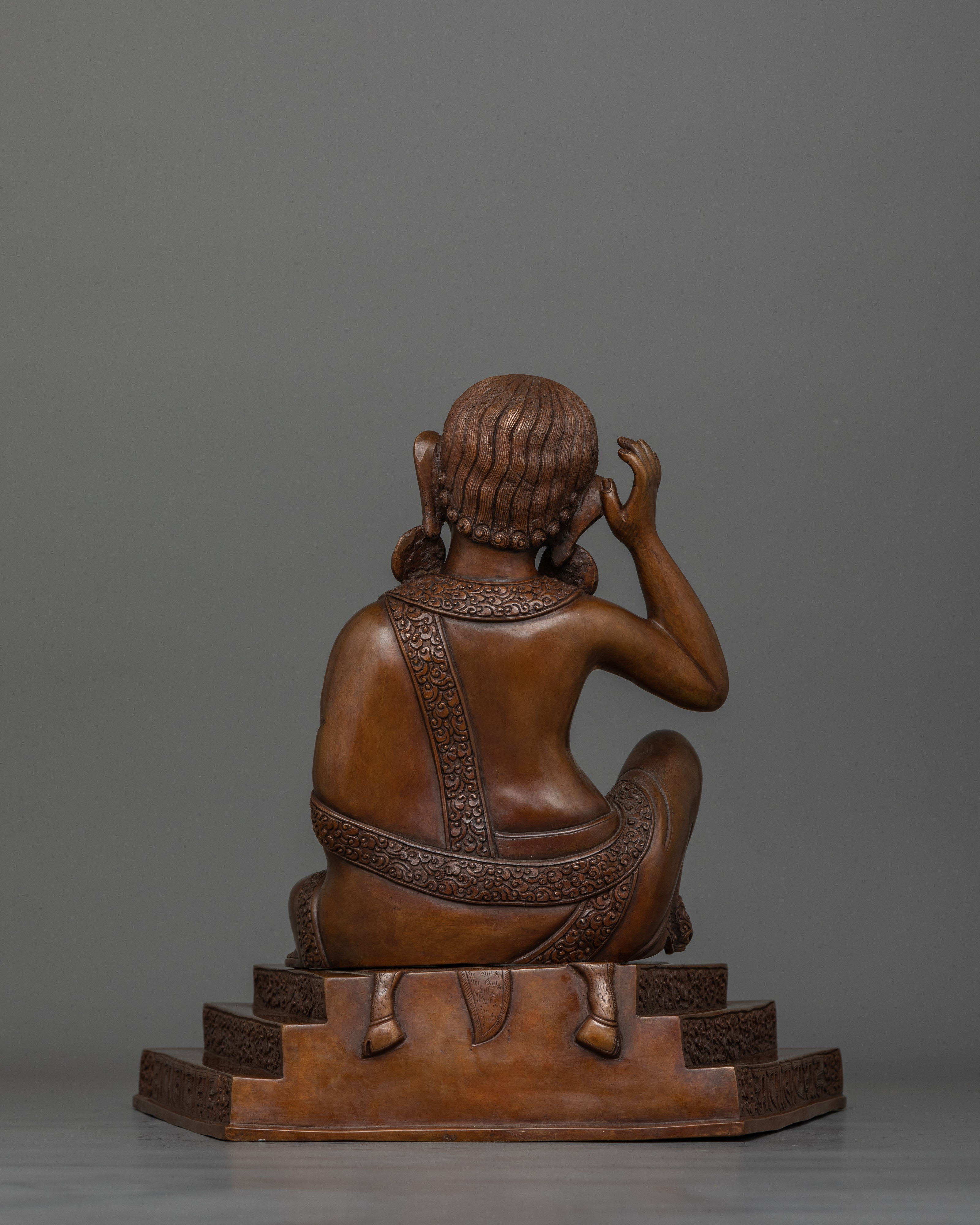 Jetsun Milarepa Tibetan Saint Statue | Buddhist Master Milarepa Sculpture