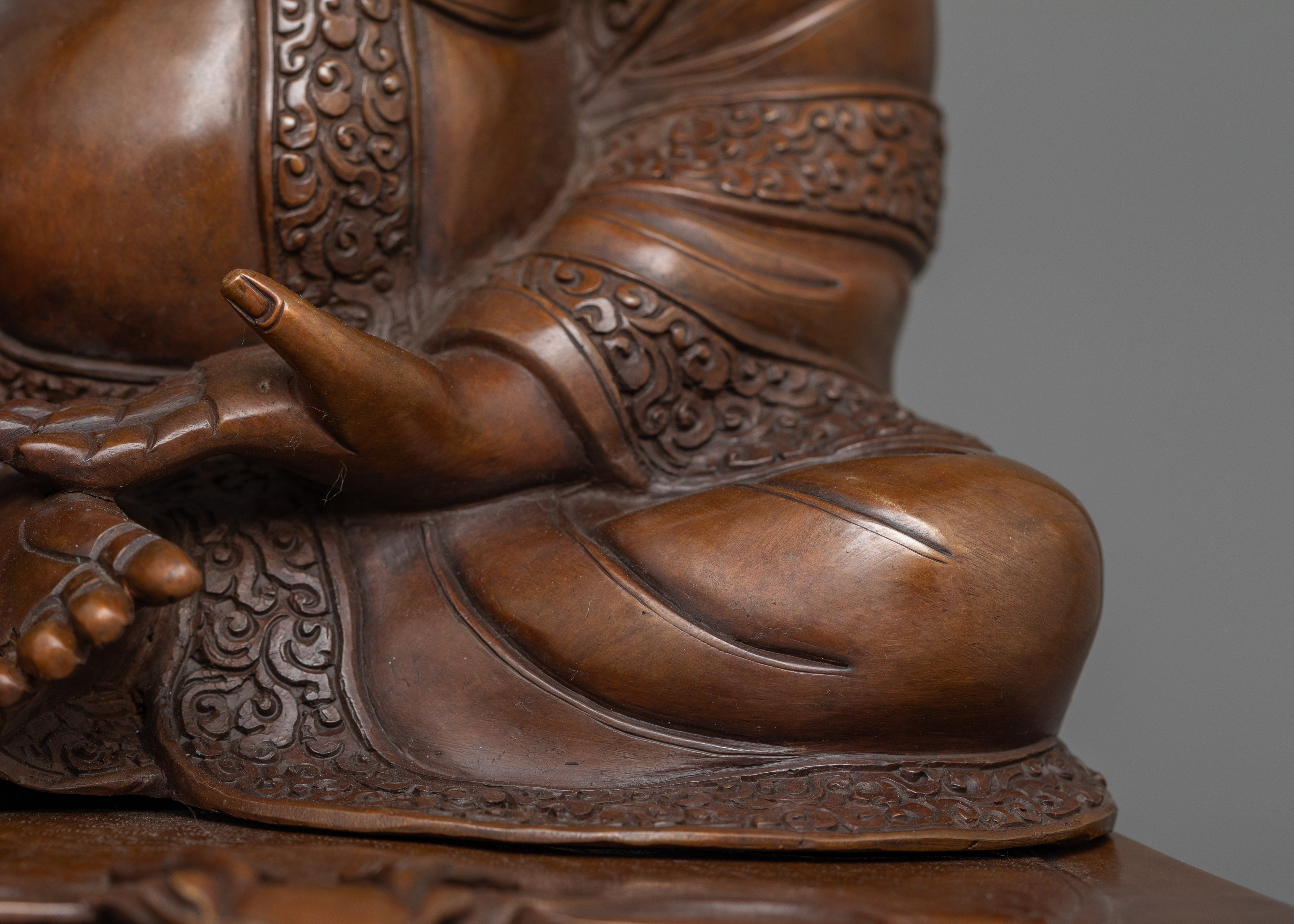 Jetsun Milarepa Tibetan Saint Statue | Buddhist Master Milarepa Sculpture