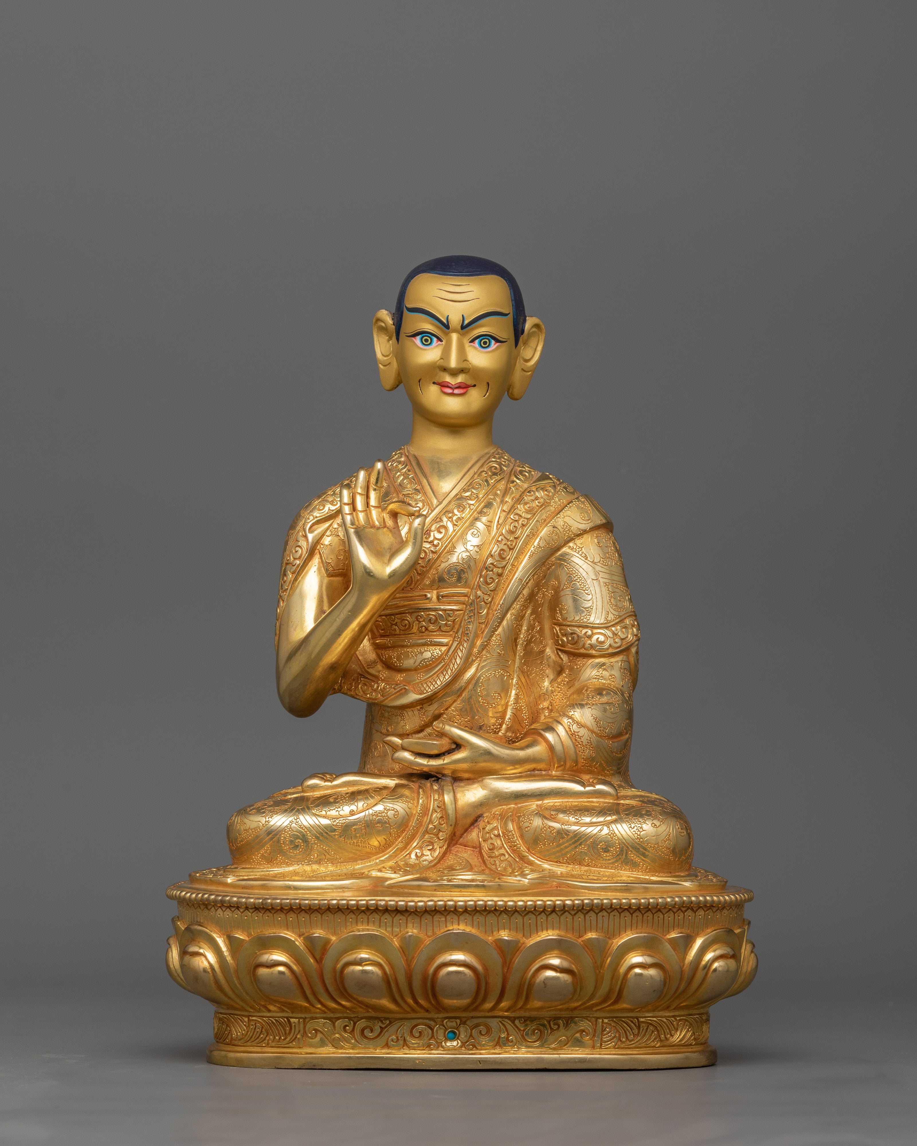 Buddhist Deity Tsongkhapa Set | Gyaltsab Je and Khedrup Je