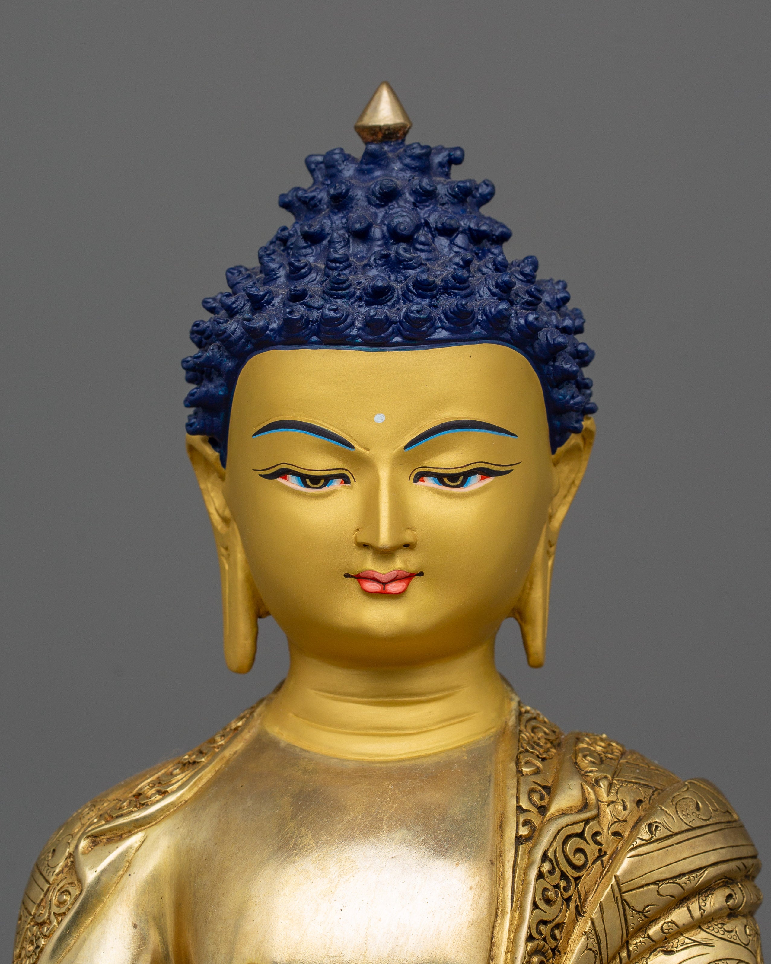 Bhaishajyaguru Tibetan Healing Buddha Sculpture | Sangye Menla Lord of Medicine