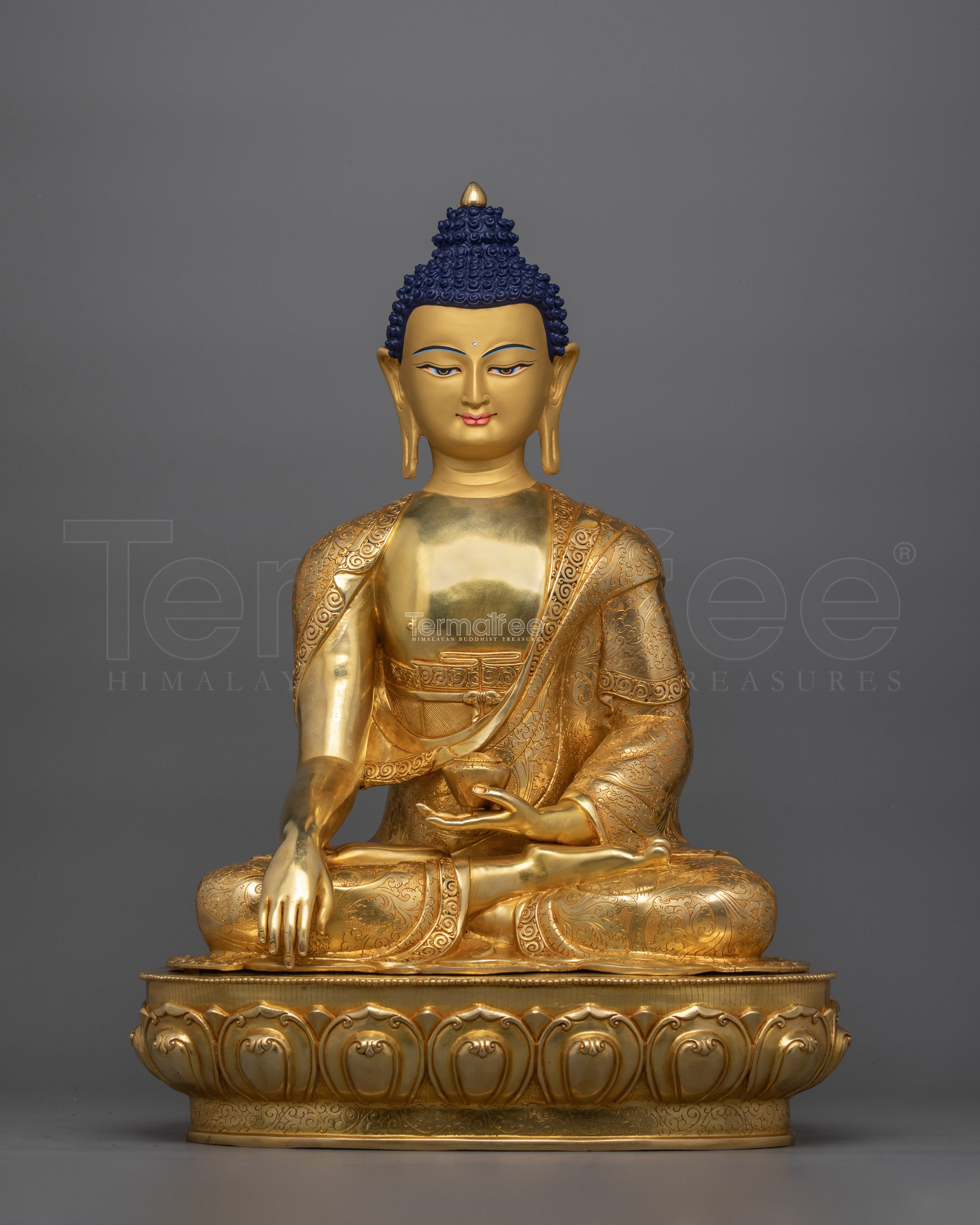 Peaceful Buddha of Enlightenment Shakyamuni | Ideal for Rituals and Reflection