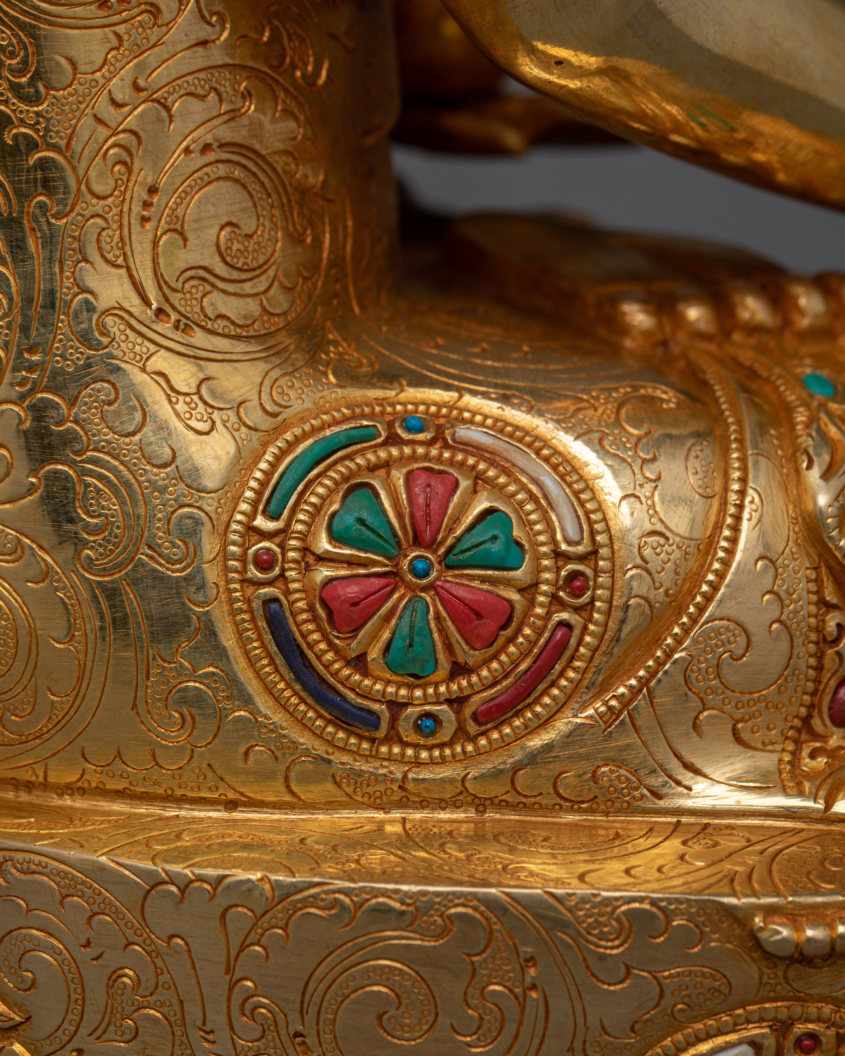 Shakyamuni Buddha Enlightened Dharma Teacher Statue | Profound Wisdom Figurine