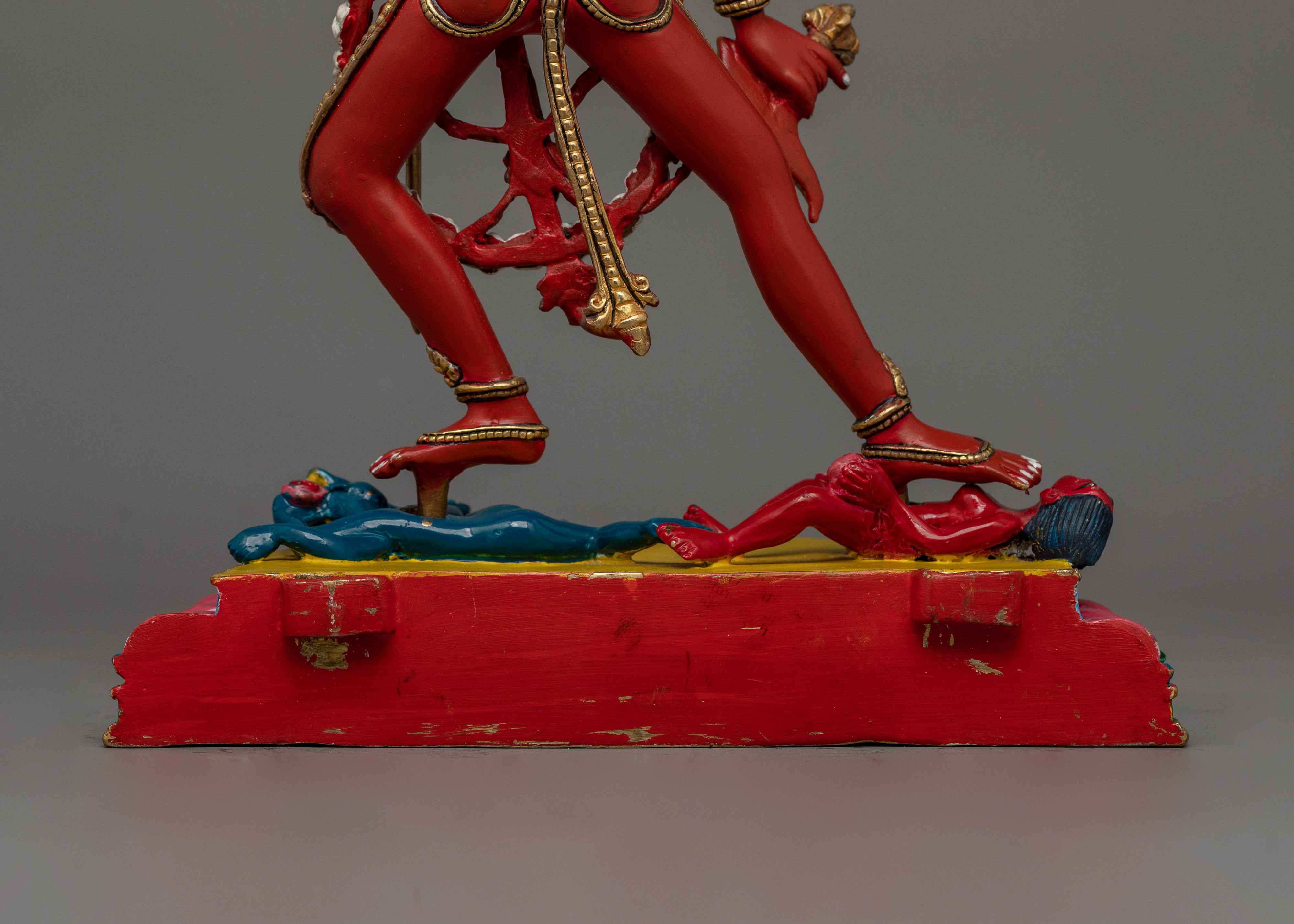 Tantric Deity Sculpture of Vajrayogini | Handcrafted 24K Gold Gilded