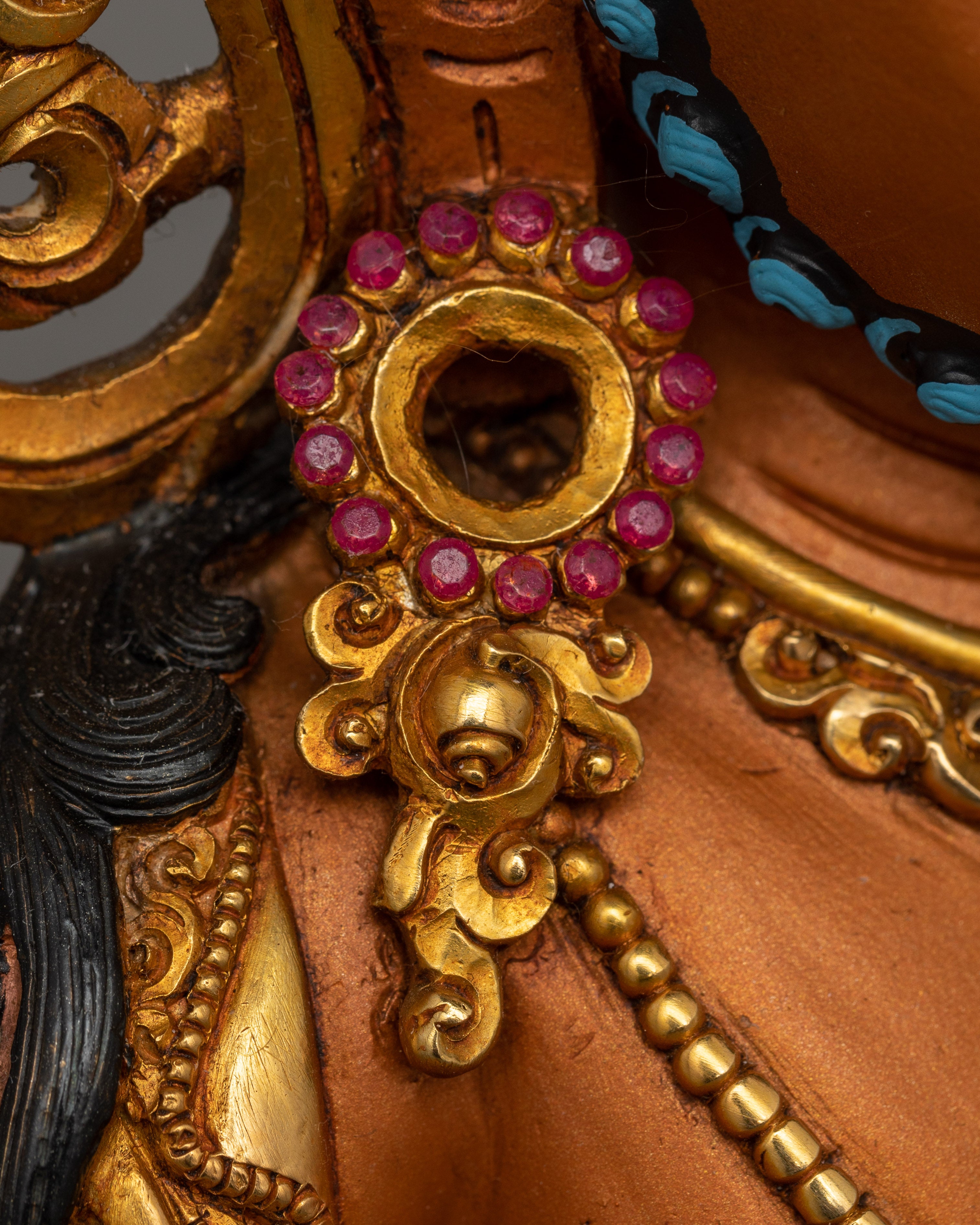 Bodhisattva Dzambhala Figurine for Shrine | Enlightened Wealth Deity