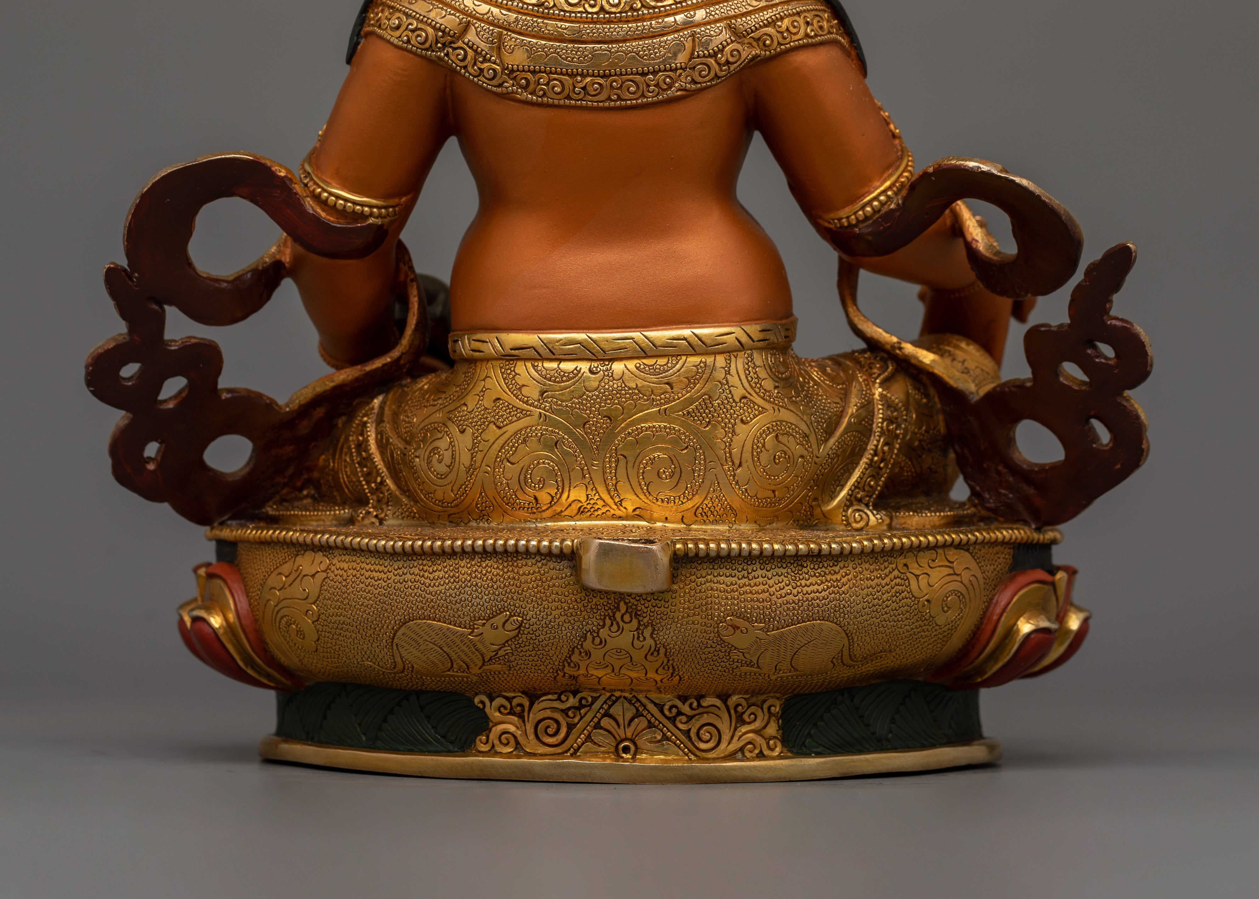 Bodhisattva Dzambhala Figurine for Shrine | Enlightened Wealth Deity