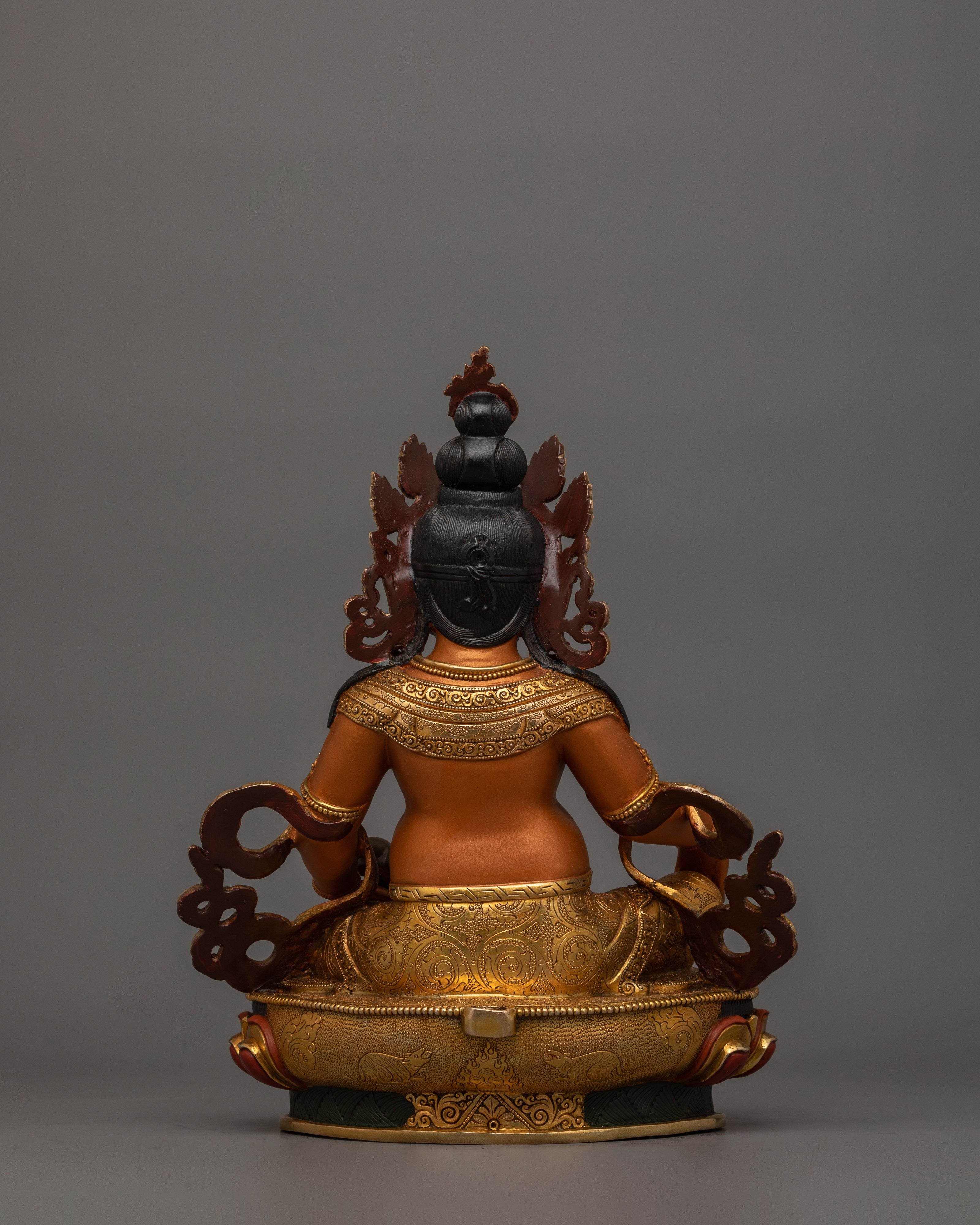 Bodhisattva Dzambhala Figurine for Shrine | Enlightened Wealth Deity