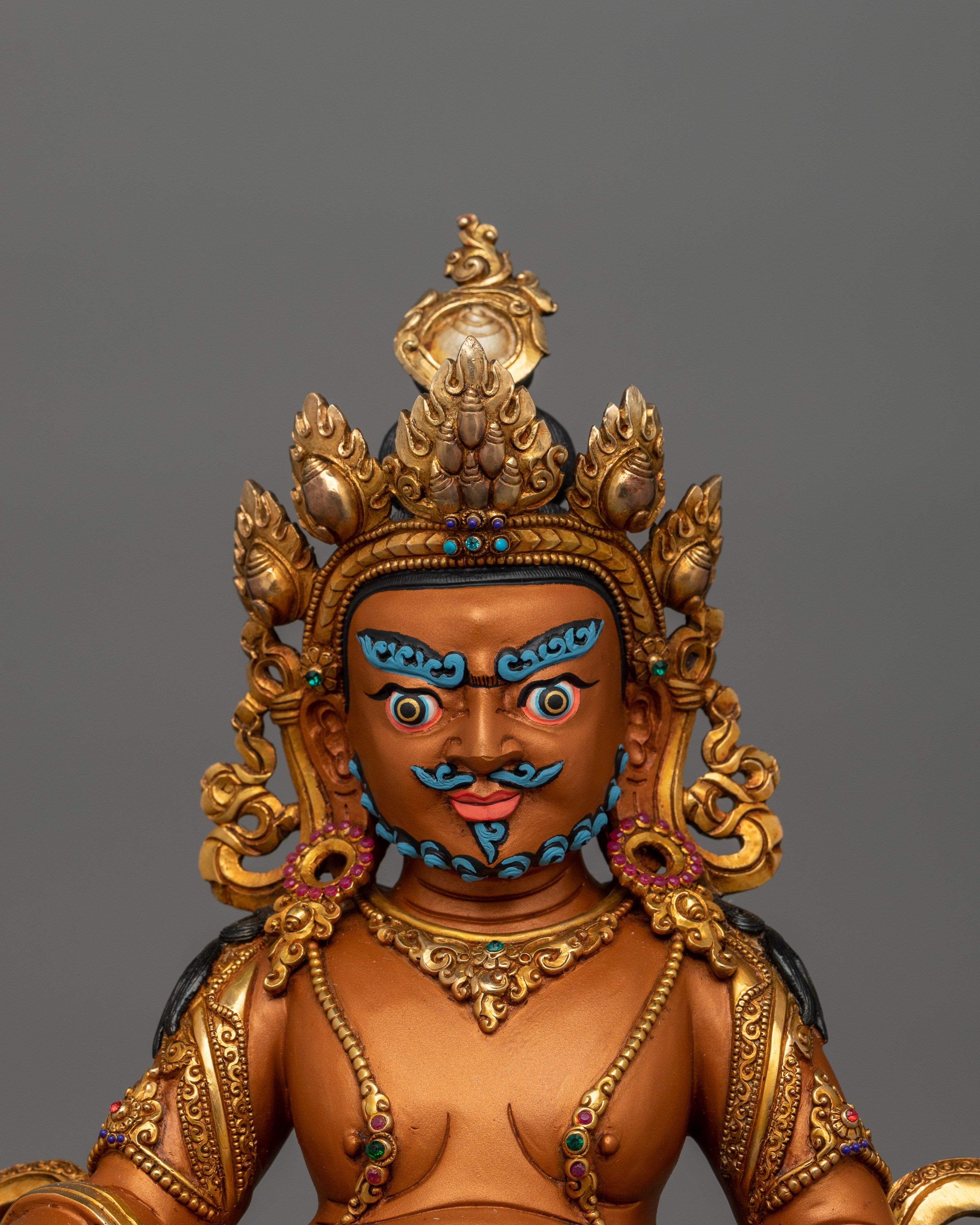 Bodhisattva Dzambhala Figurine for Shrine | Enlightened Wealth Deity