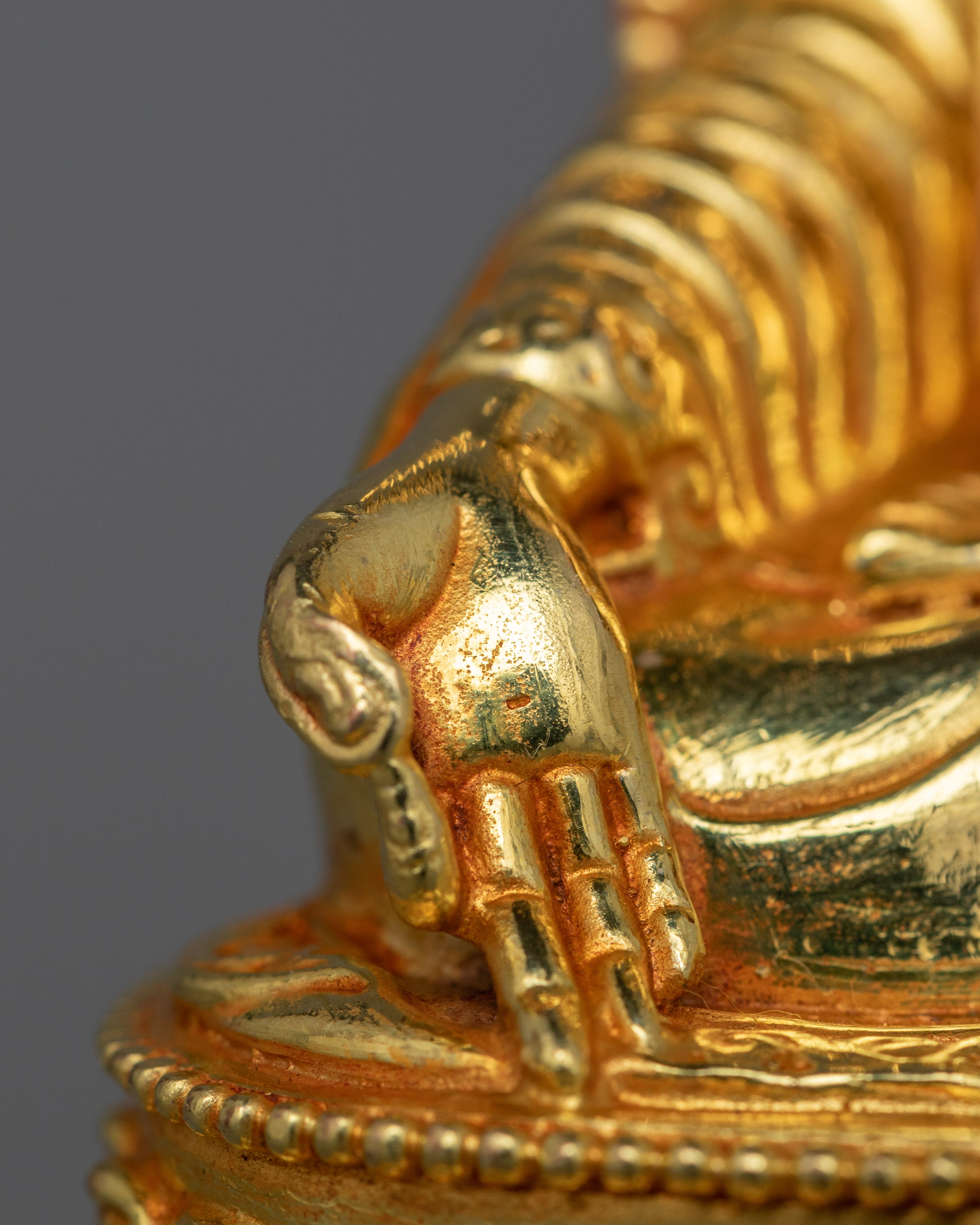 Tibetan Jigme Lingpa Sculpture | Tibetan Lama Jigme Lingpa for Spiritual Practice