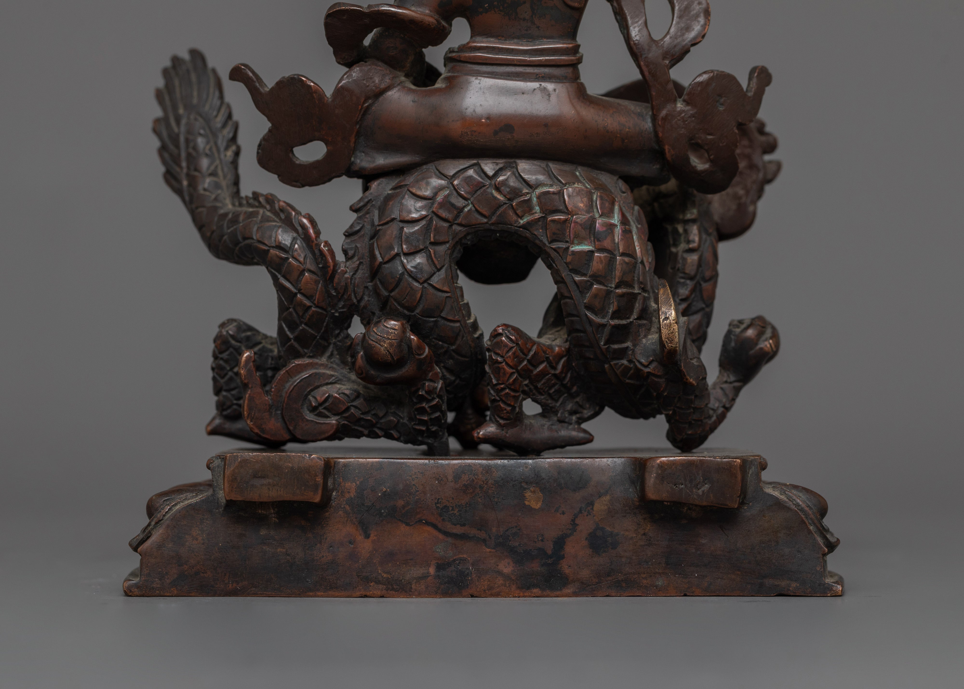 White Dzambhala Wealth Deity Figurine | Statue for Wealth and Abundance Blessings