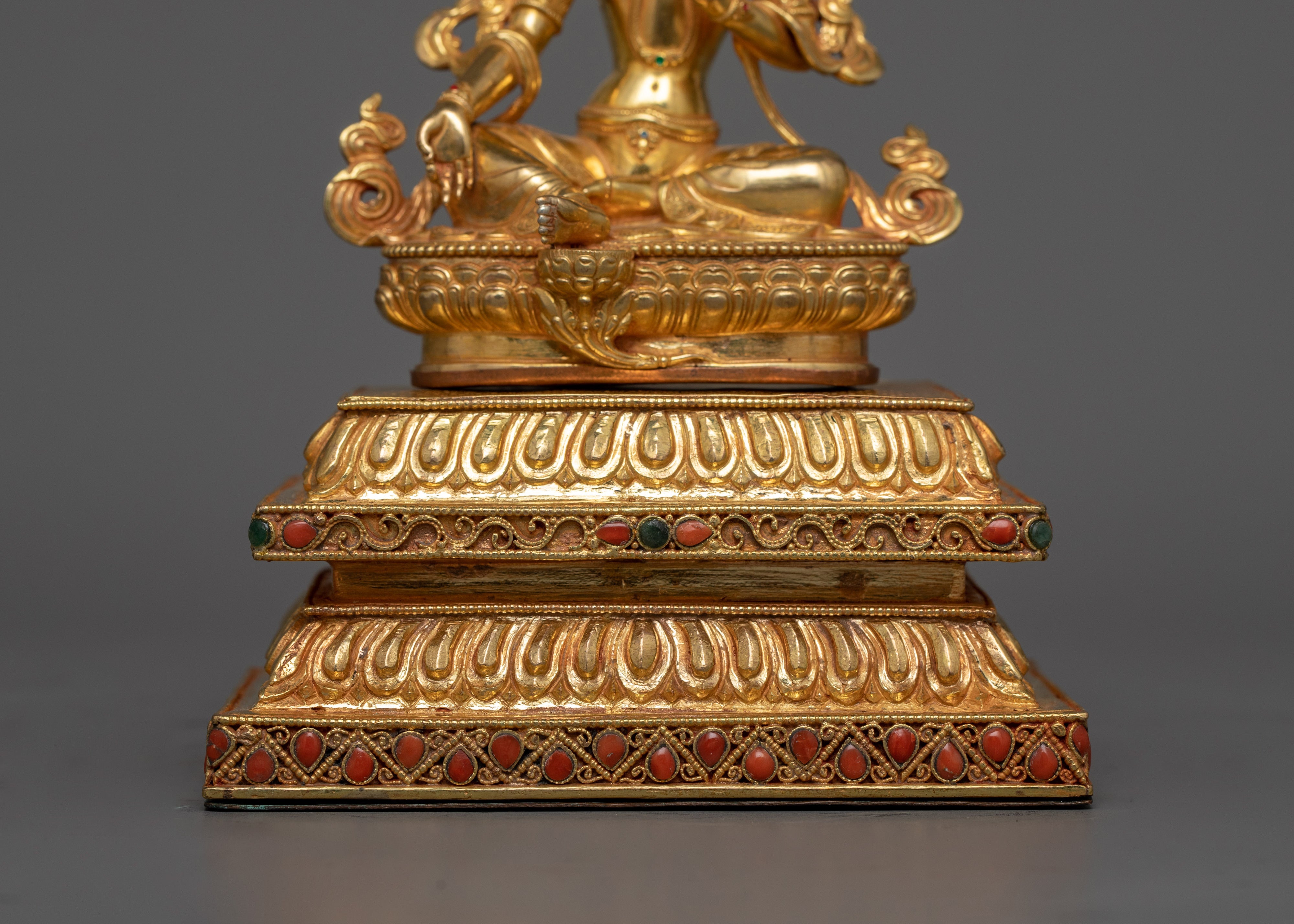 Green Tara "Jetsun Dolma" Statue | Divine Feminine Himalayan Artwork