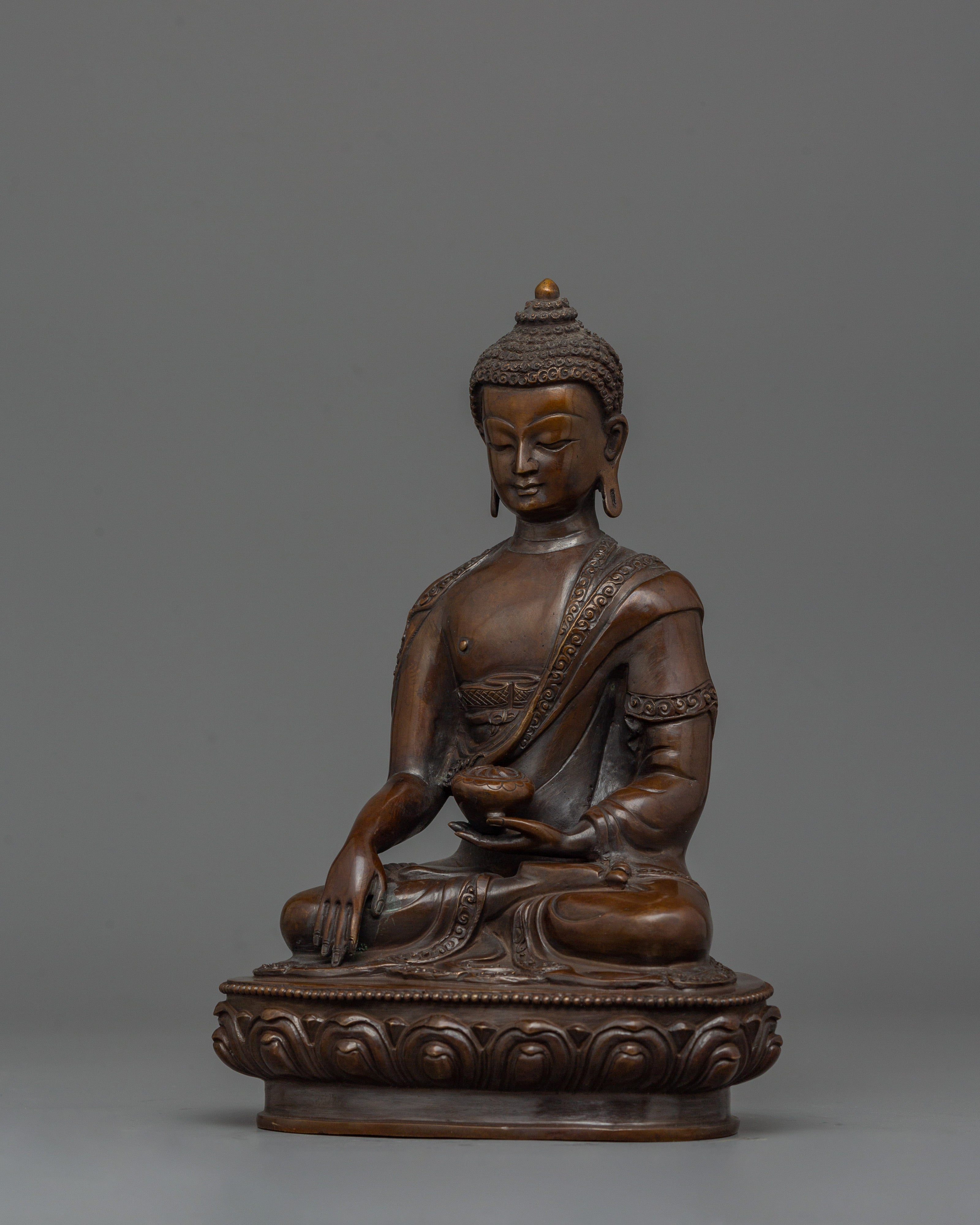 Handmade Siddhartha Gautama Statue | Shakyamuni Buddha Figurine for Sacred Decor