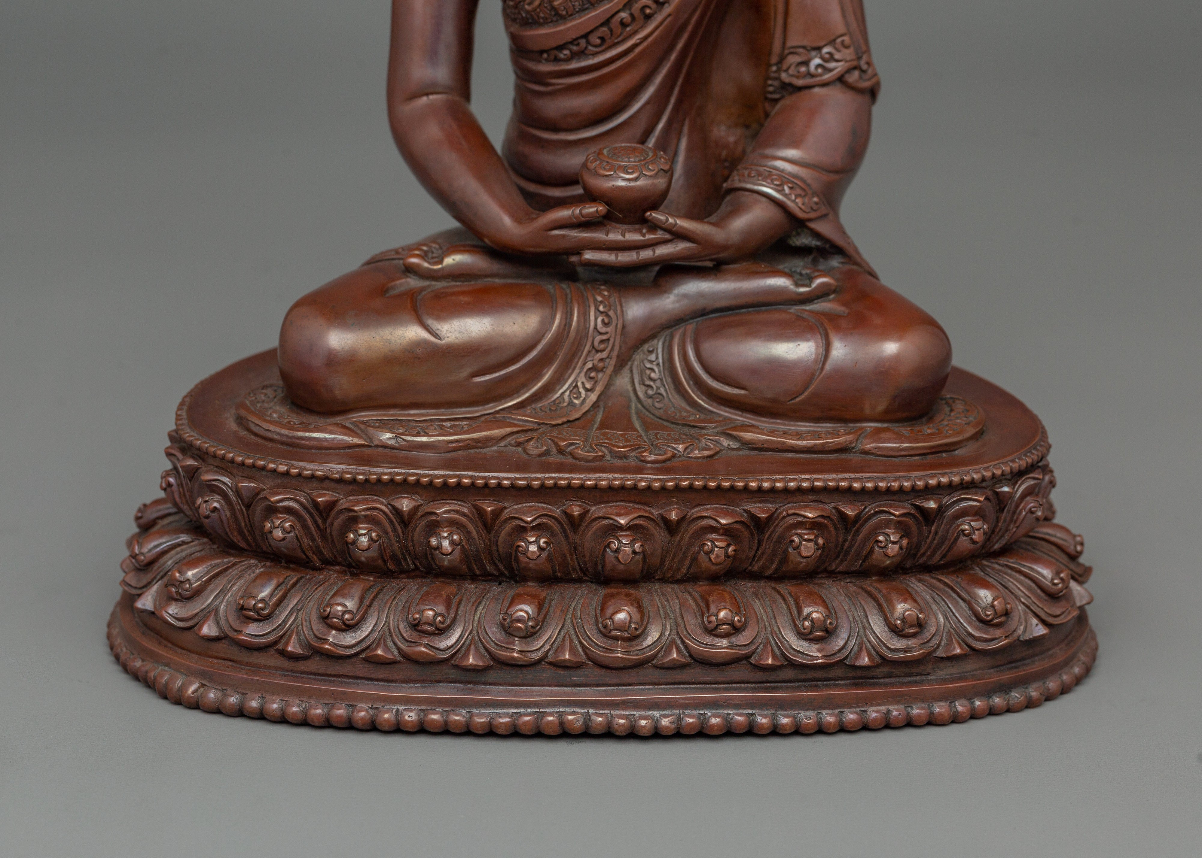 Amitabha Buddha Pure Land Deity Artwork | Sculpture of Amida "Immeasurable Light"