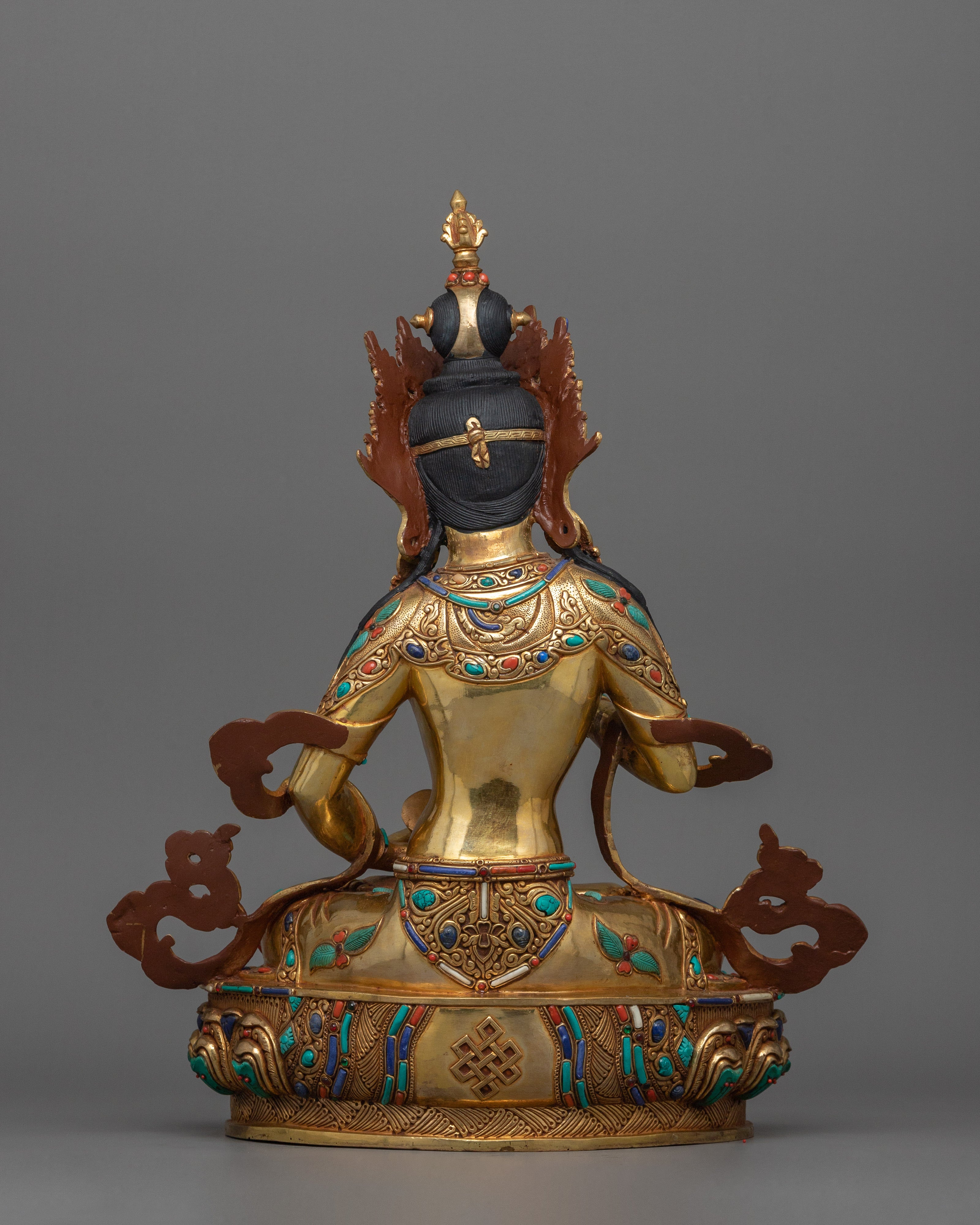 Vajrasattva Diamond Being Sacred Figurine | Sculpture of Tibetan Dorje Sempa