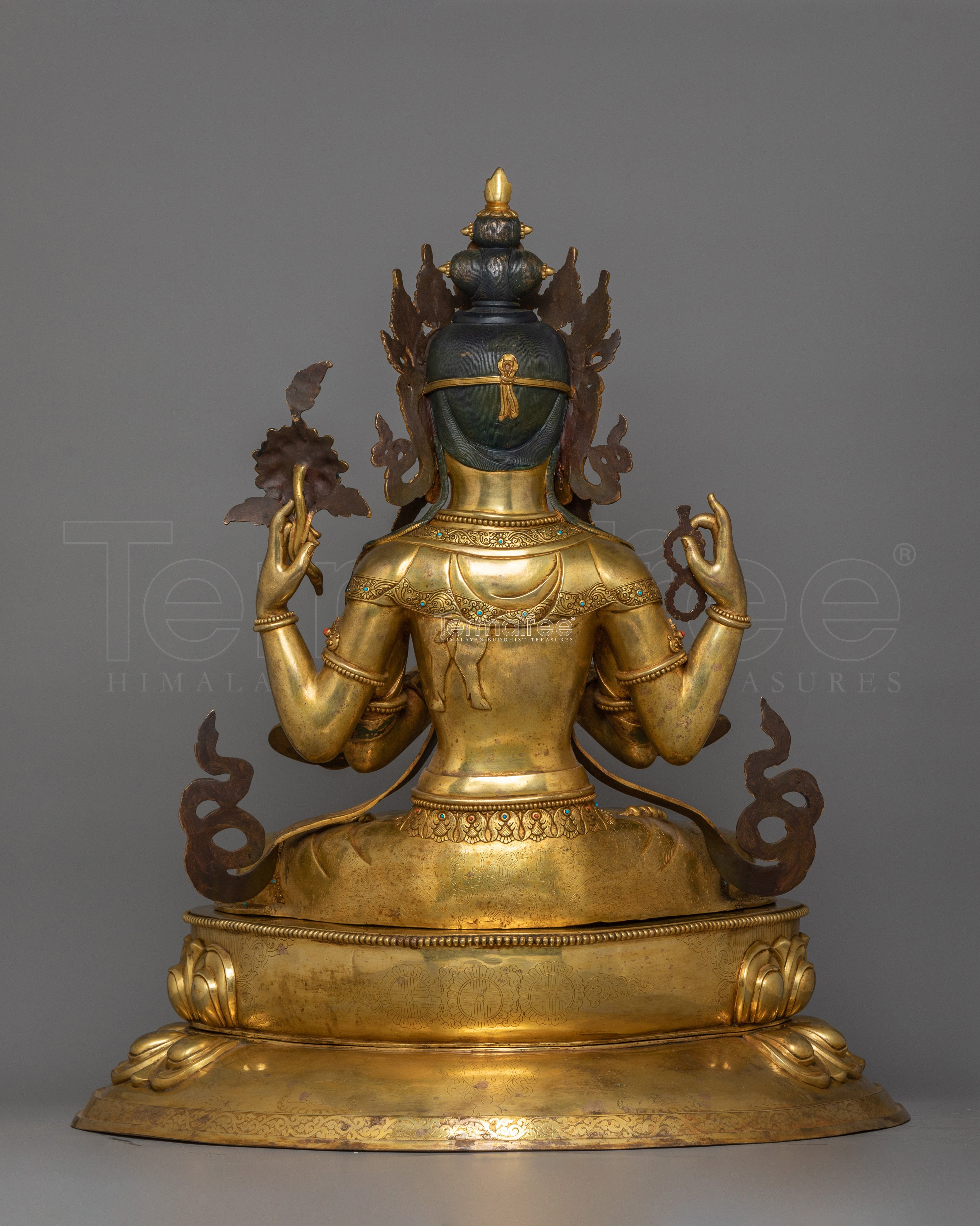 Meditation Deity Chenrezig Sculpture | The embodiment of Compassion