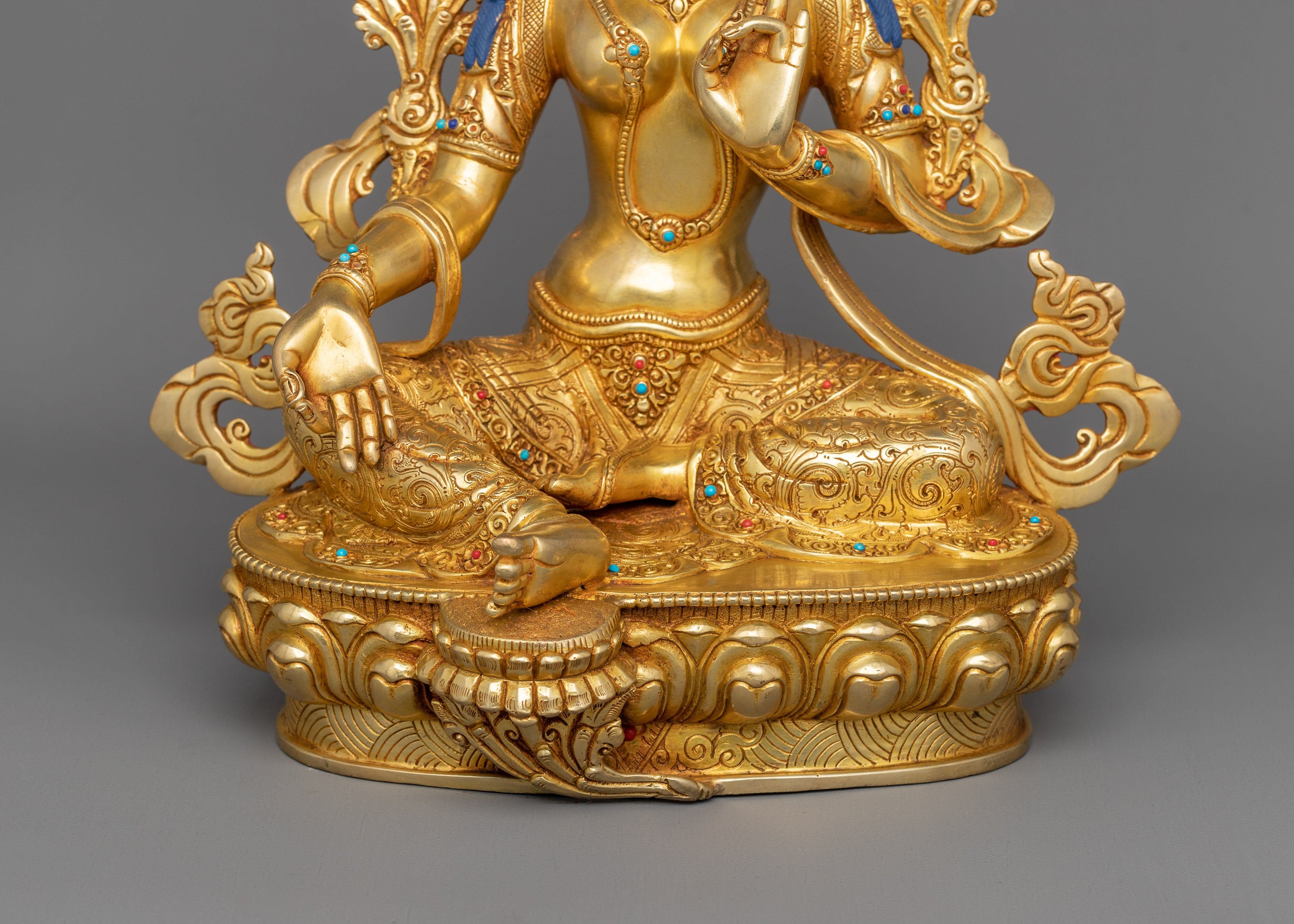 Green Tara Statue "Mother of Liberation" | Divine Feminine Art
