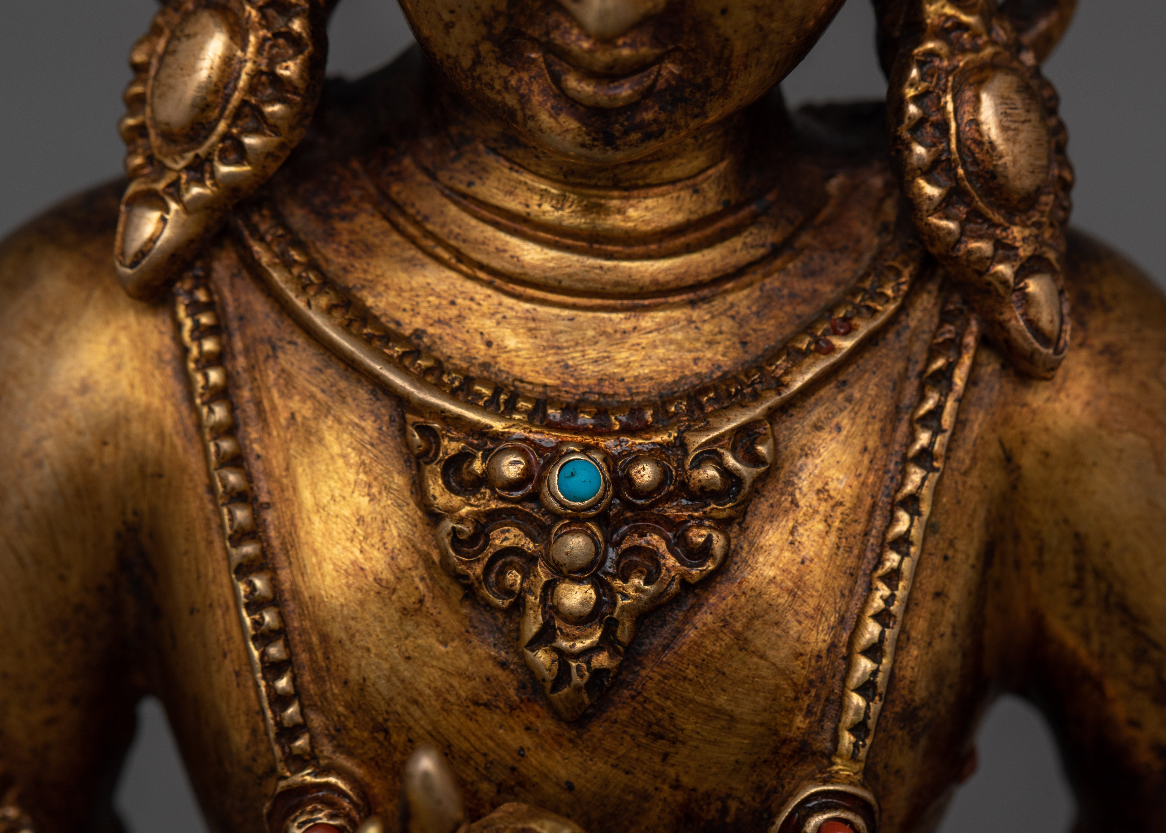 Antique Maitreya Buddha Figurine | Protector of Future Universal Compassion