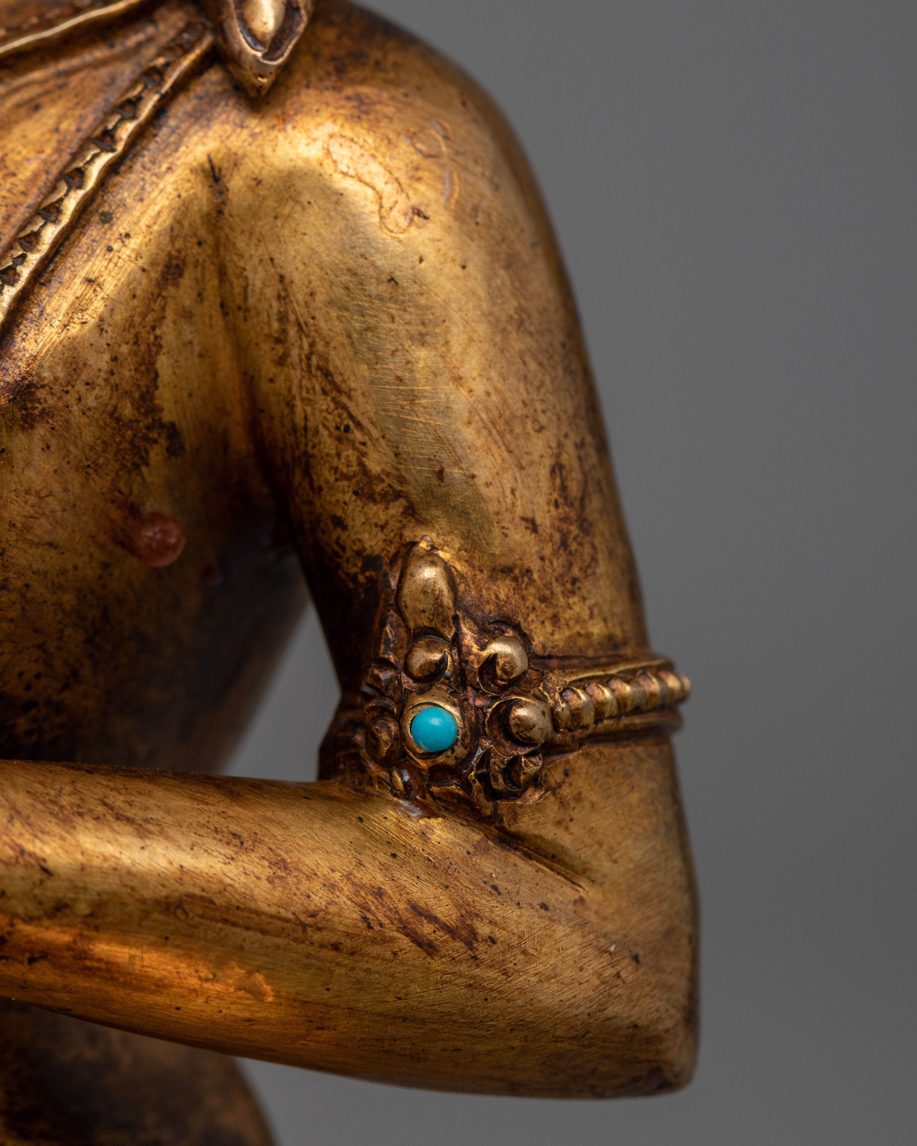 Antique Maitreya Buddha Figurine | Protector of Future Universal Compassion