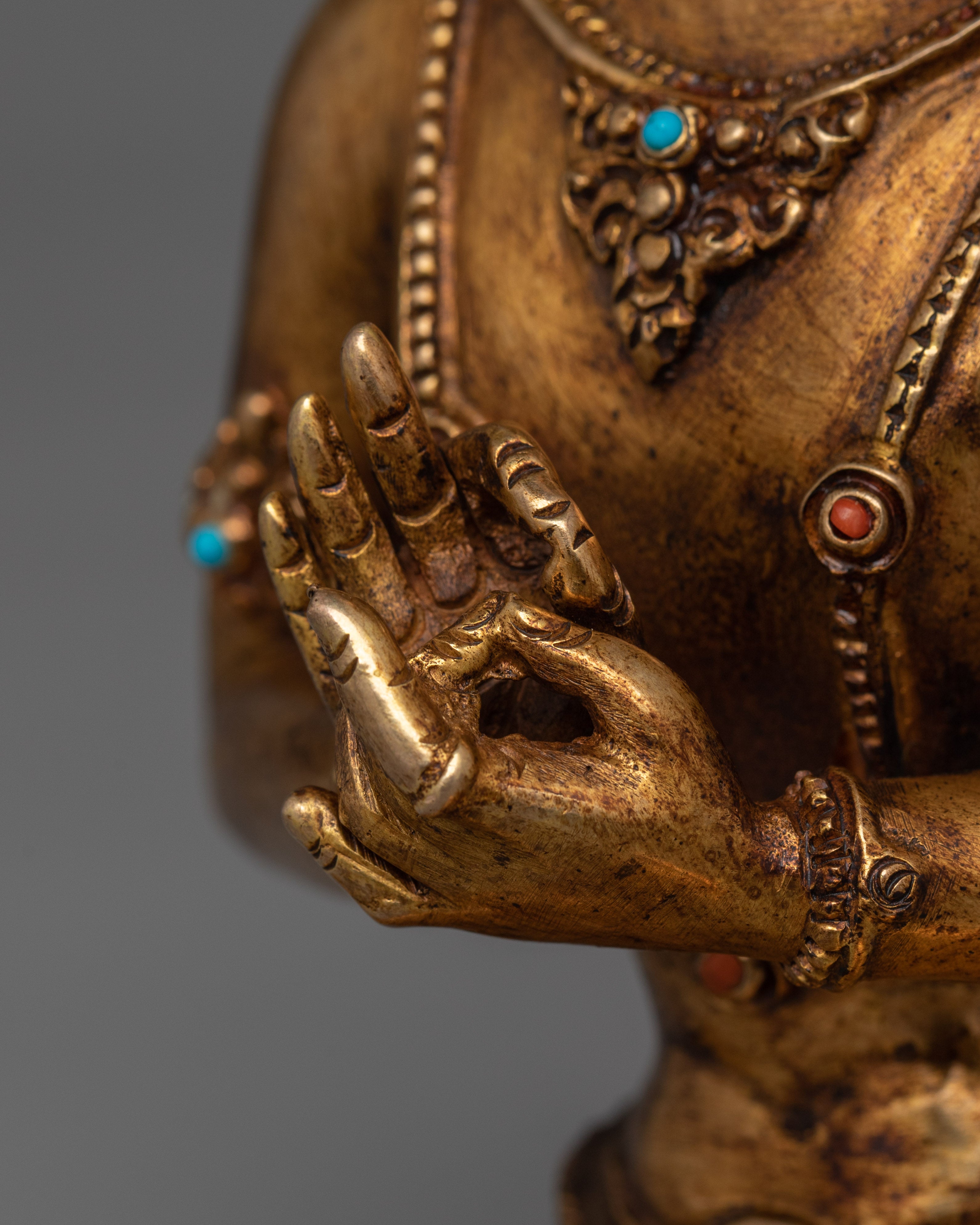 Antique Maitreya Buddha Figurine | Protector of Future Universal Compassion