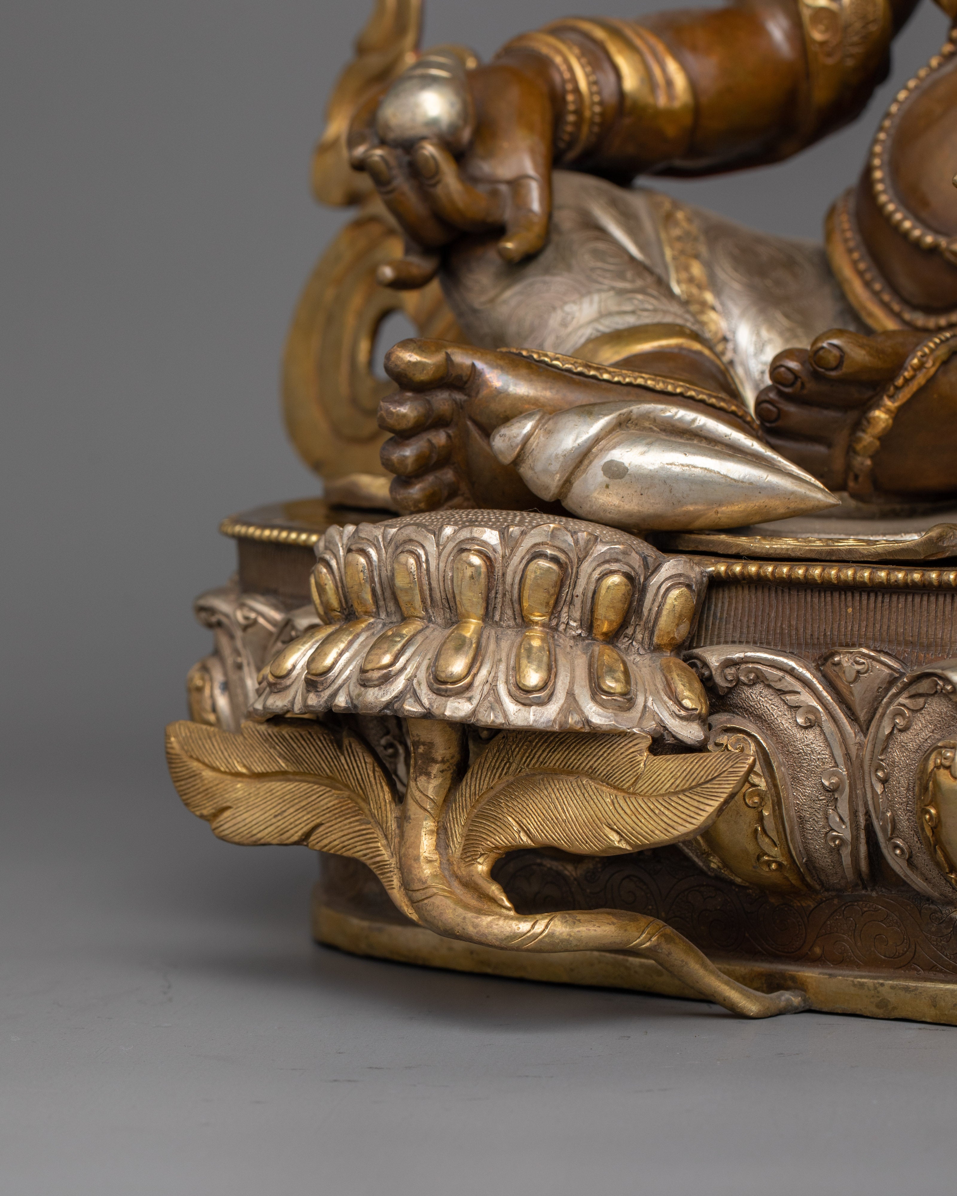 Dzambhala Buddhist Wealth Deity Figurine | The Guardian of Prosperity