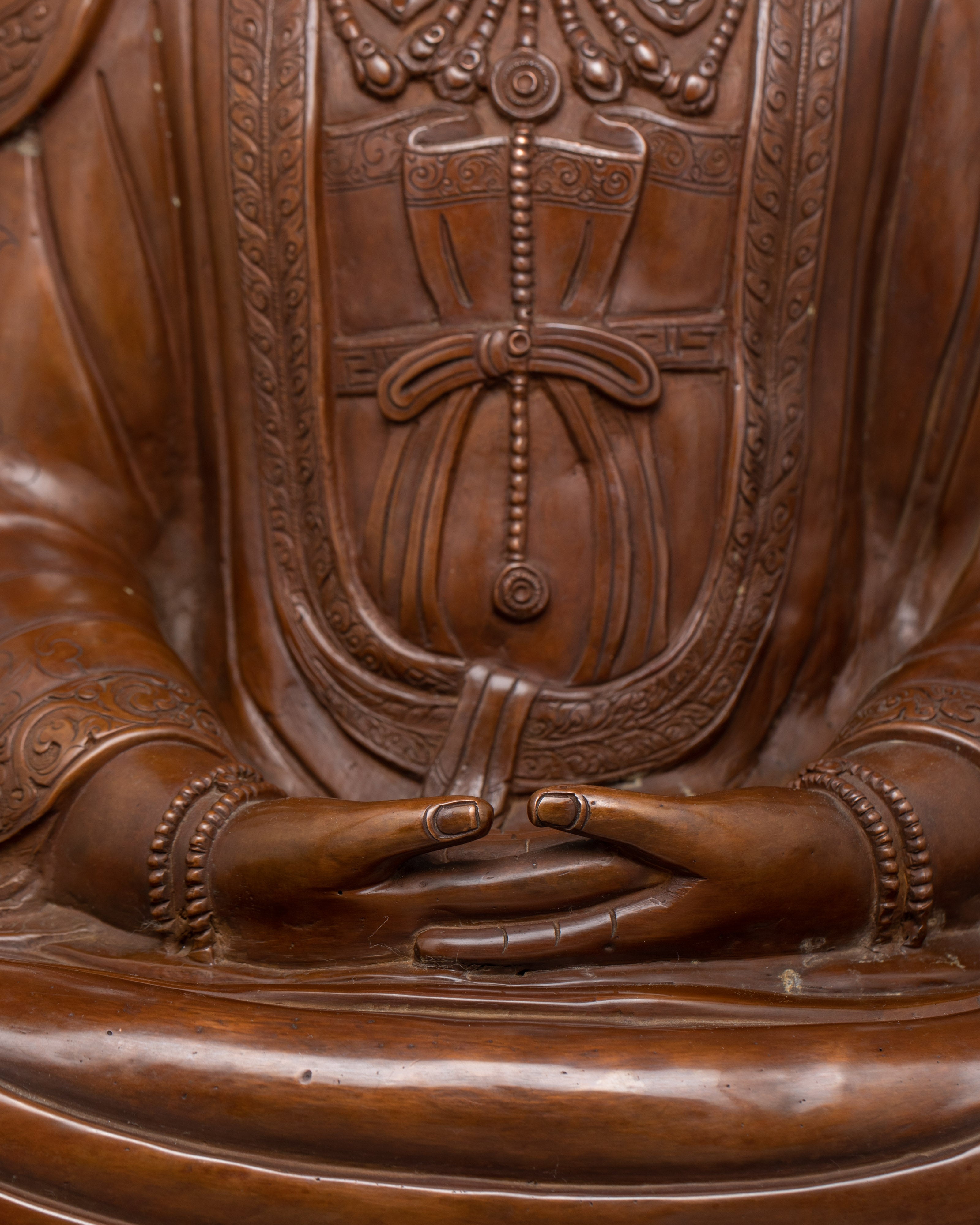 Amitabha Pure Land Buddha Figurine | The Buddha of Infinite Light and Compassion