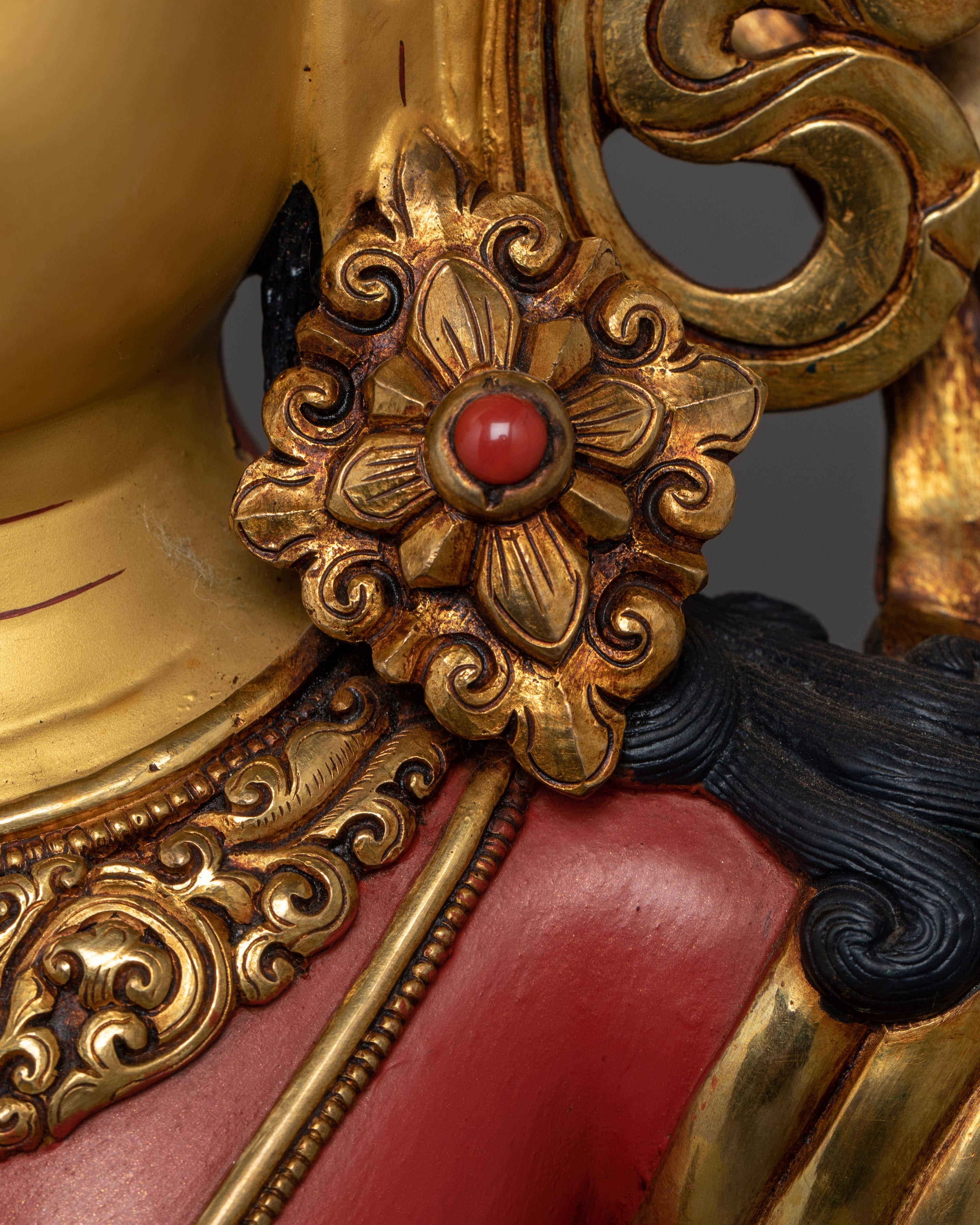 Amitayus Deity of Health and Vitality Figurine | The Sacred Symbol of Longevity