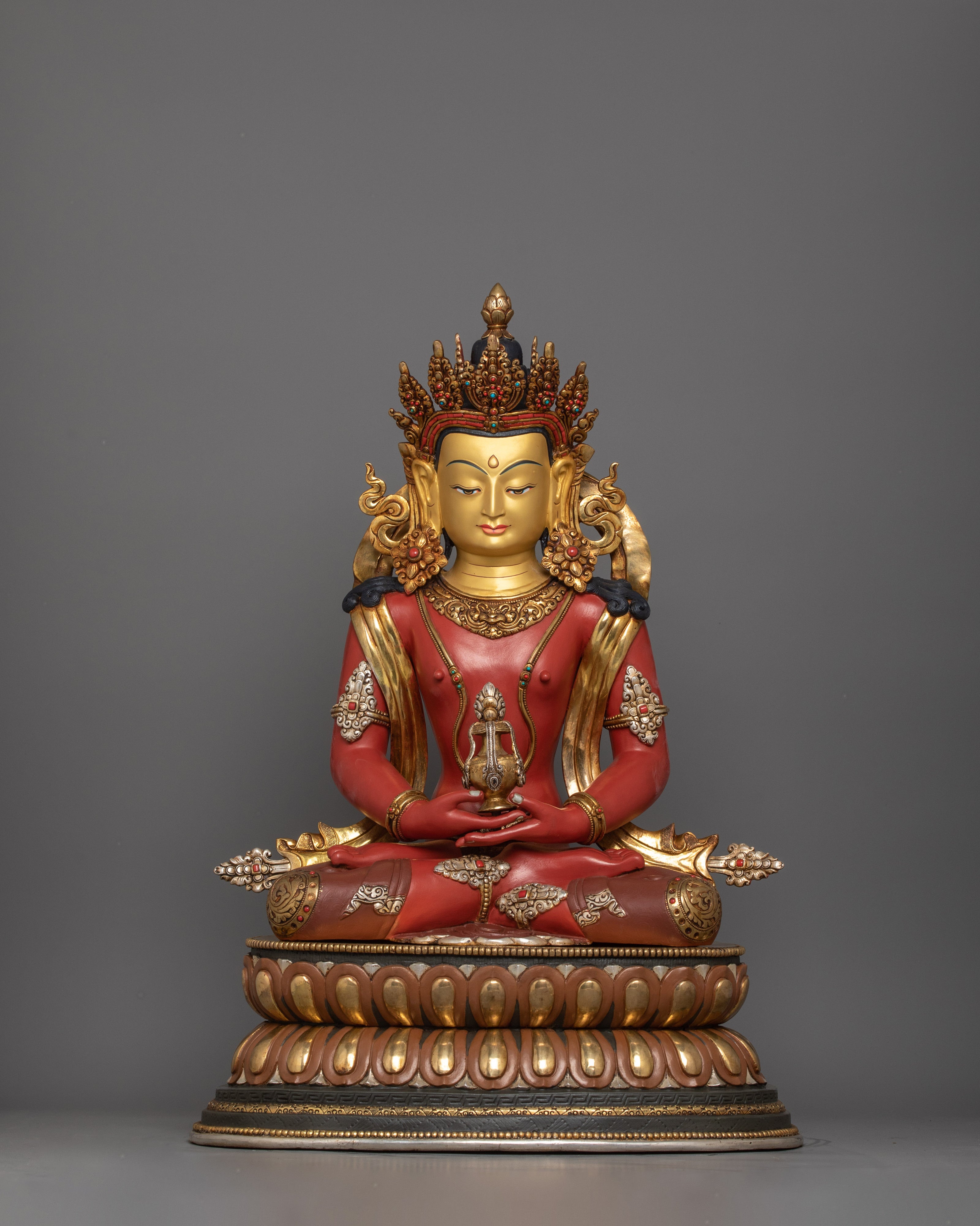 Amitayus Deity of Health and Vitality Figurine | The Sacred Symbol of Longevity