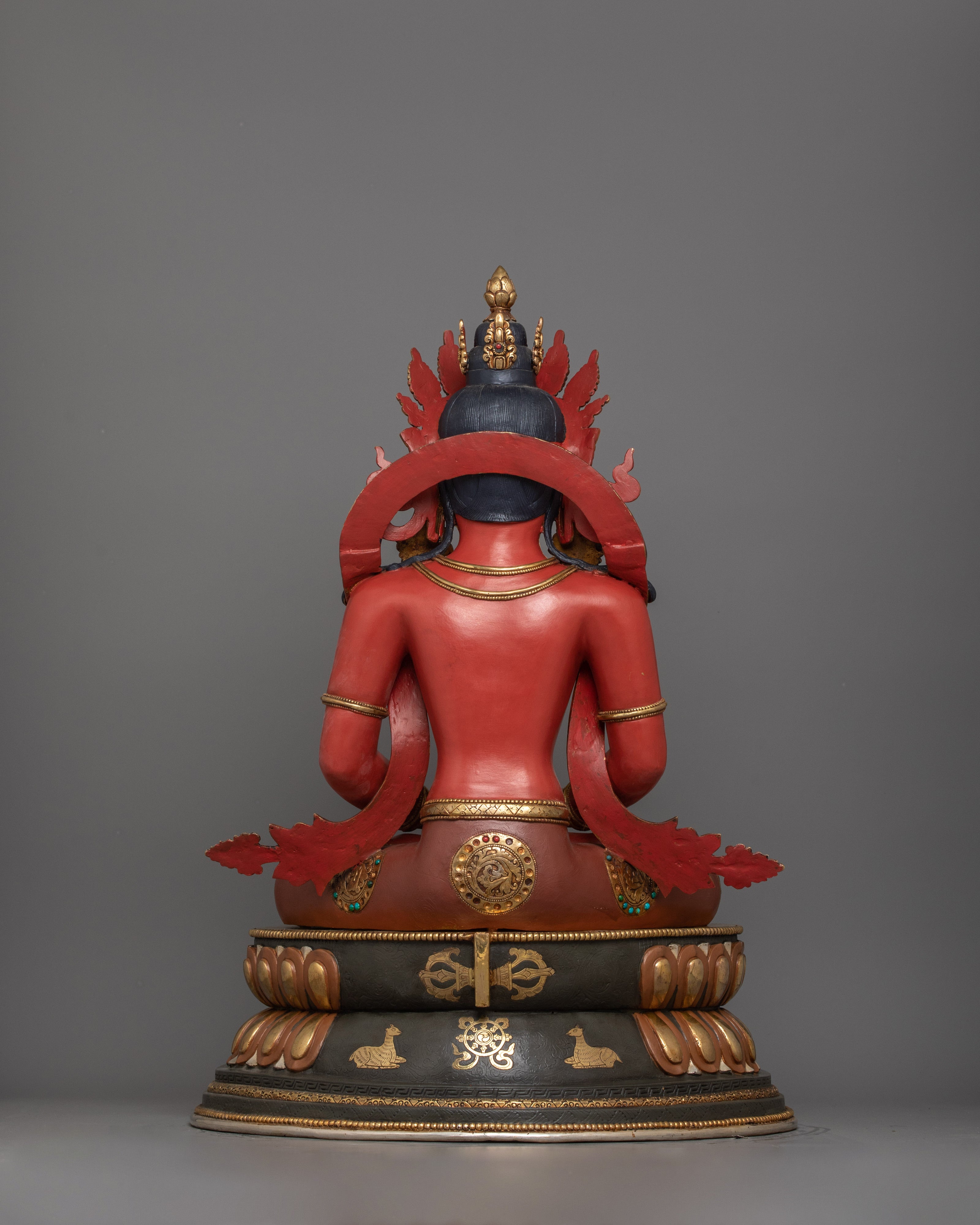 Amitayus Deity of Health and Vitality Figurine | The Sacred Symbol of Longevity