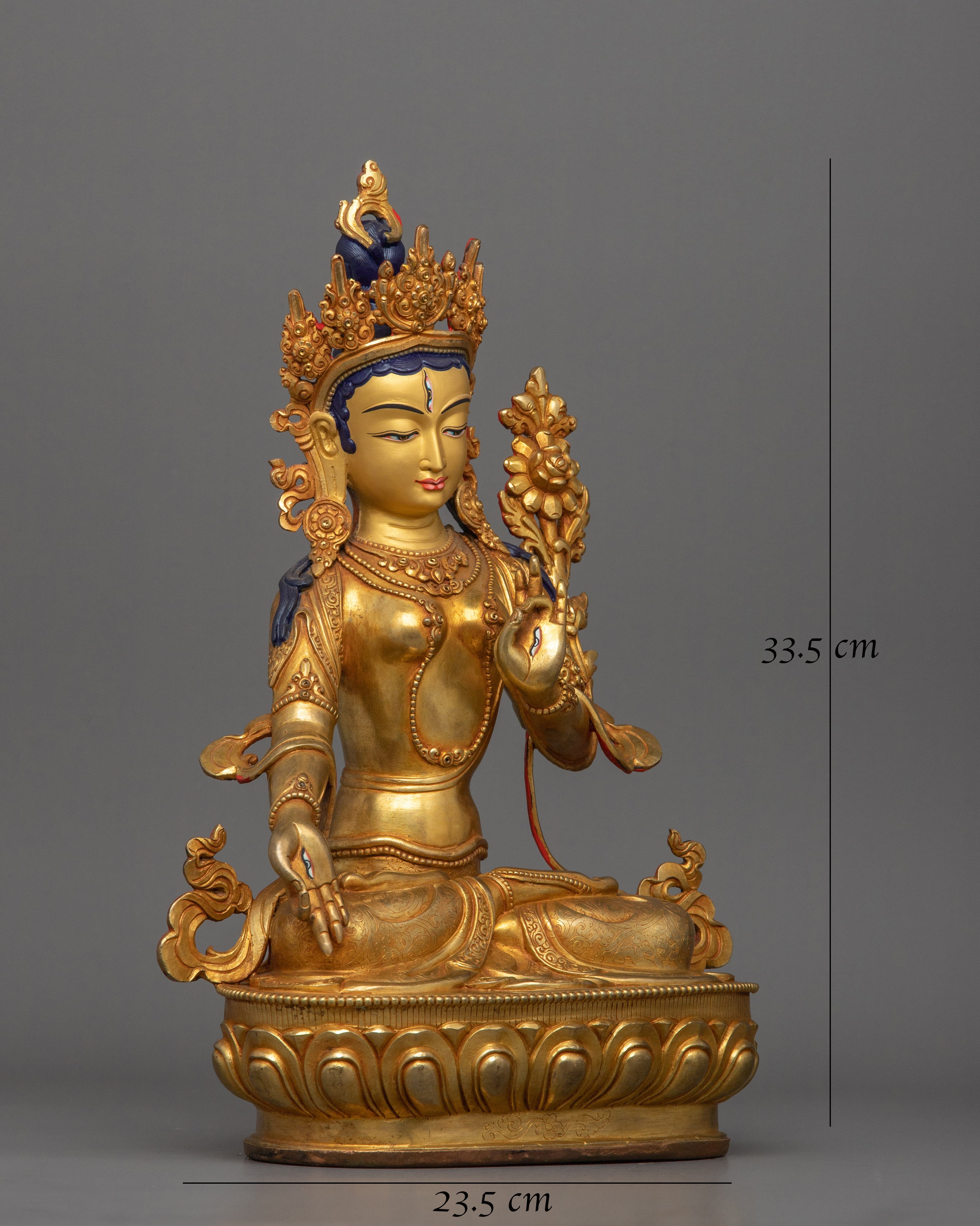 white-tara-divine-feminine-sculpture