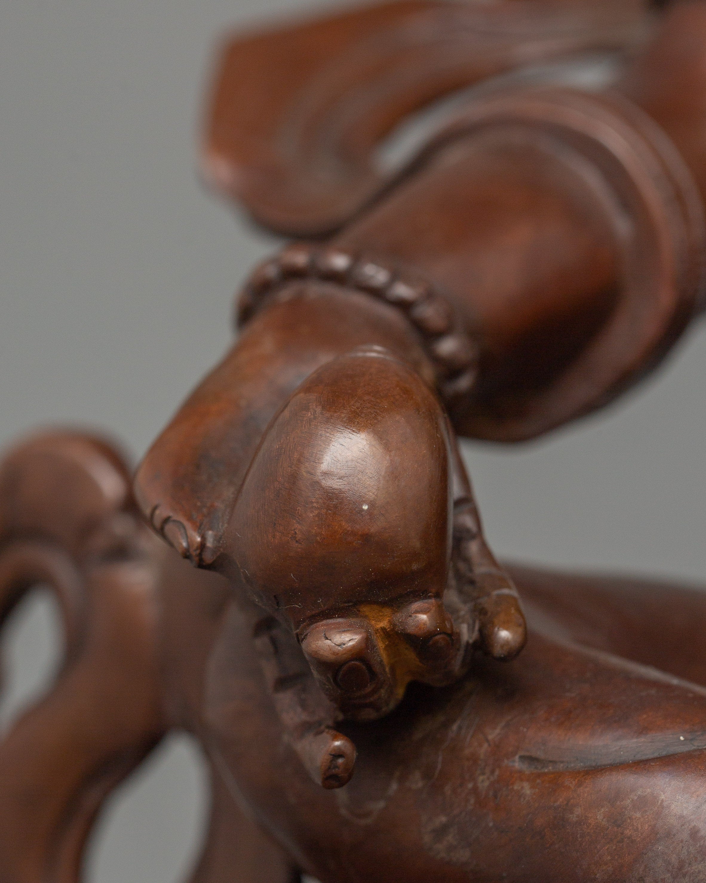 Traditional Tibetan Dzambhala Wealth God Statue | Deity for Abundance and Good Fortune