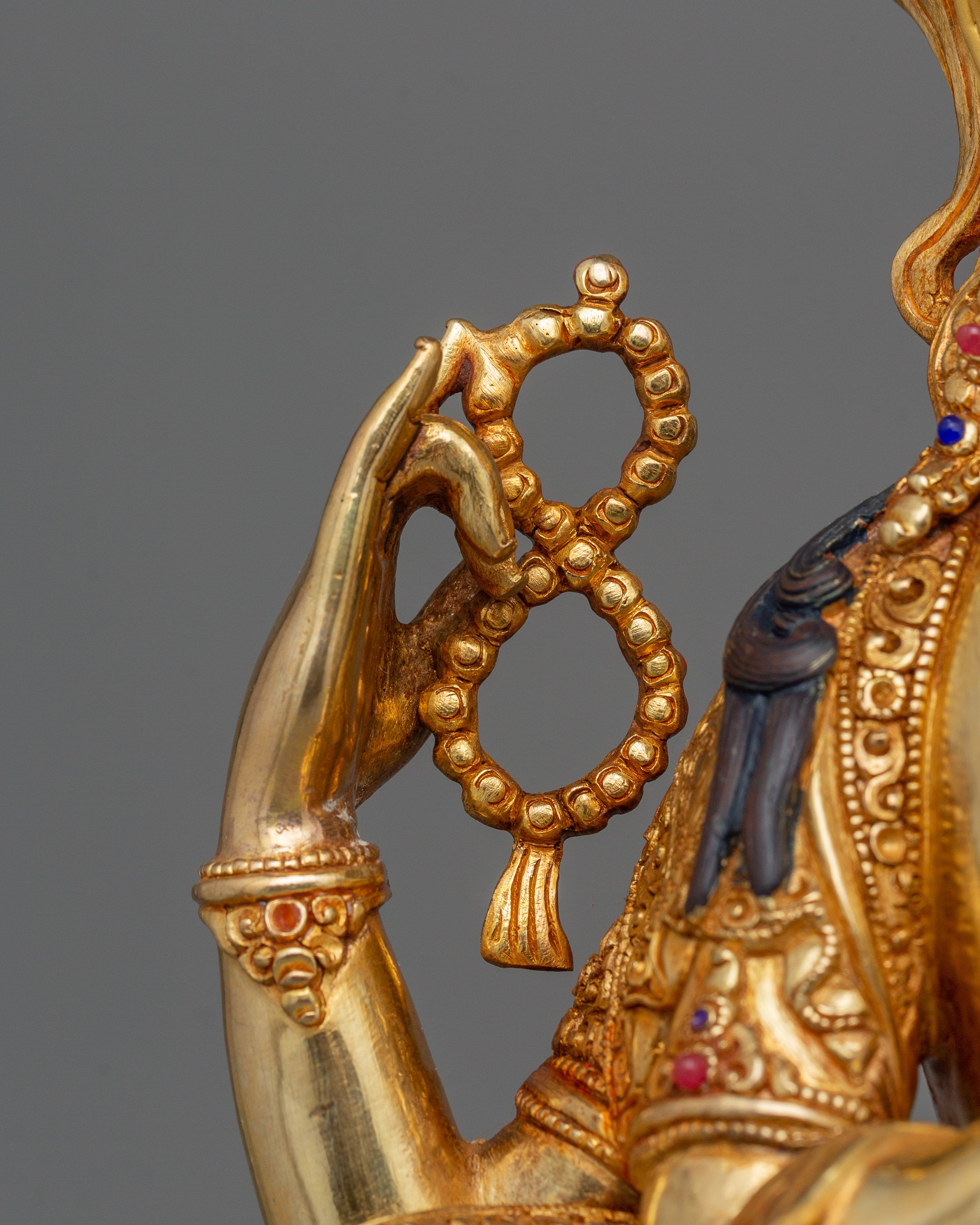 Bodhisattva of Compassion Chenresig Sculpture | Traditional Nepalese Artwork