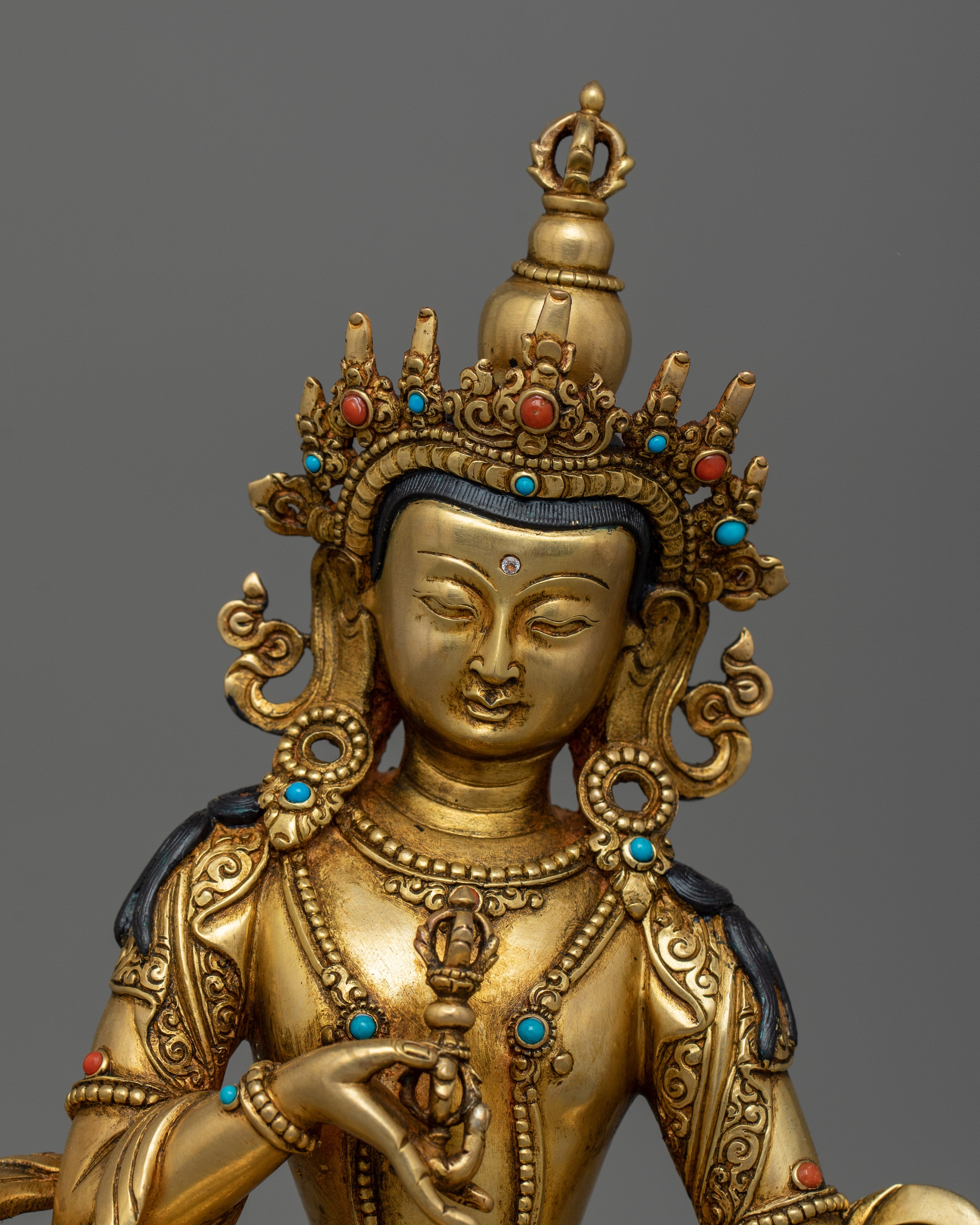 Vajrasattva Antique Finish Statue | Inner Peace and Transformation