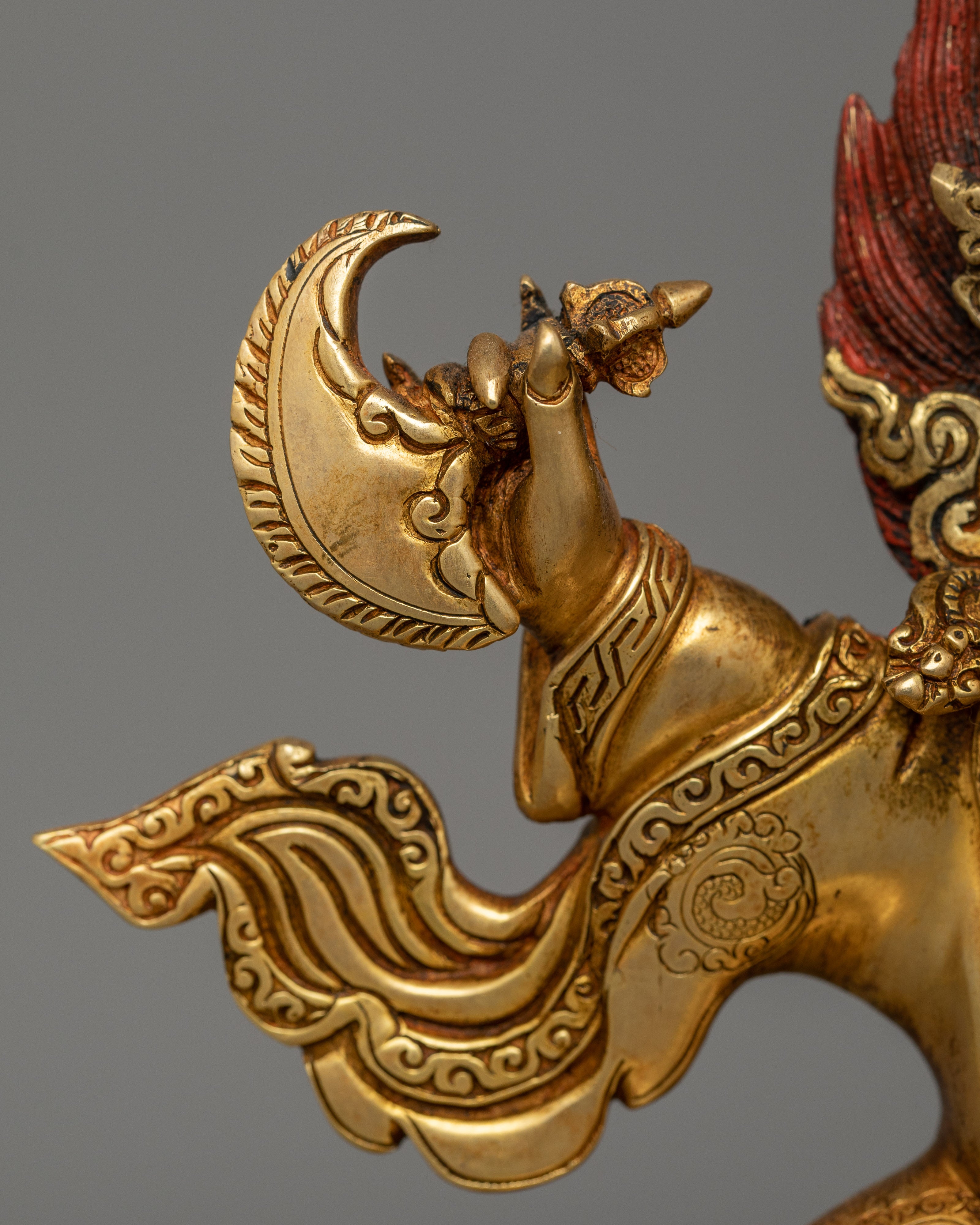 Protector Deity Mahakala Bernakchen Statue | Tibetan Dharma Protector