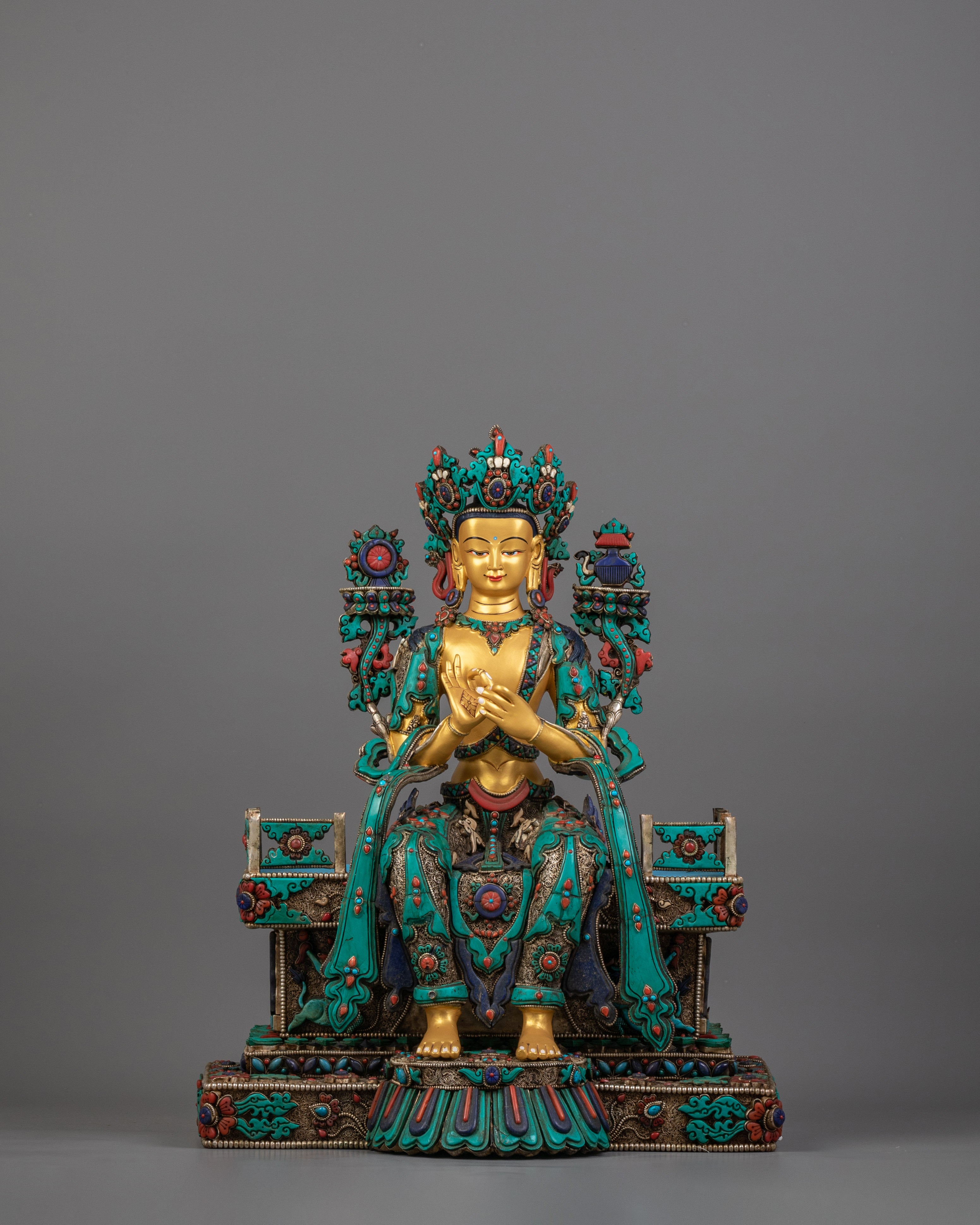 Tibetan Buddha of Future Maitreya Statue | Symbol of Compassion and Enlightenment