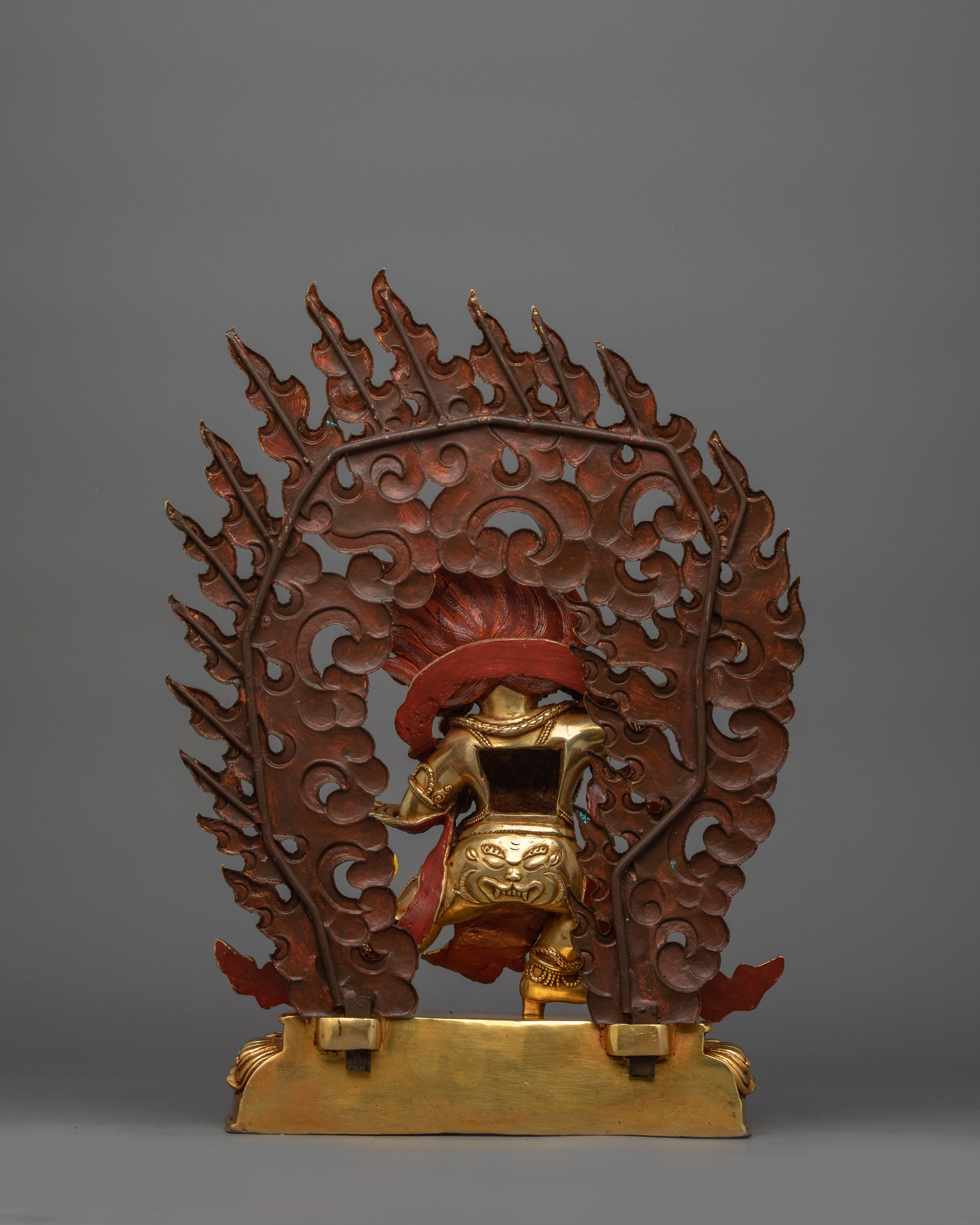 Buddha Protector Wrathful Vajrapani Sacred Statue | The Guardian of Dharma