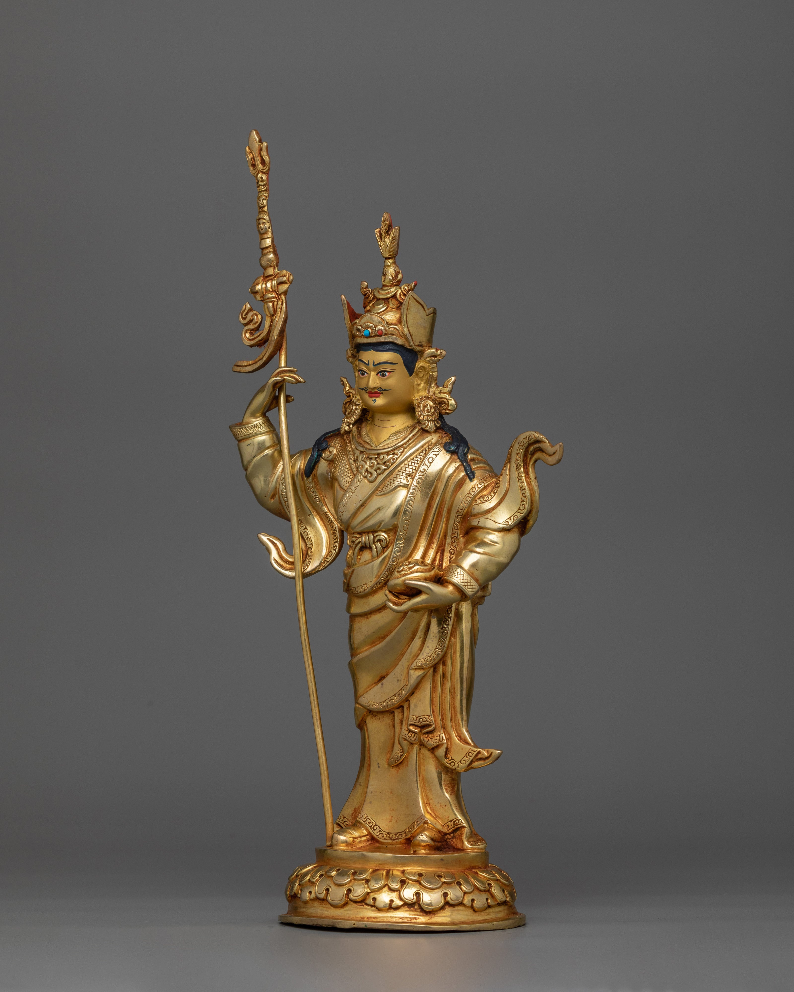 Standing Guru Rinpoche Statue | Founder of Tibetan Buddhism