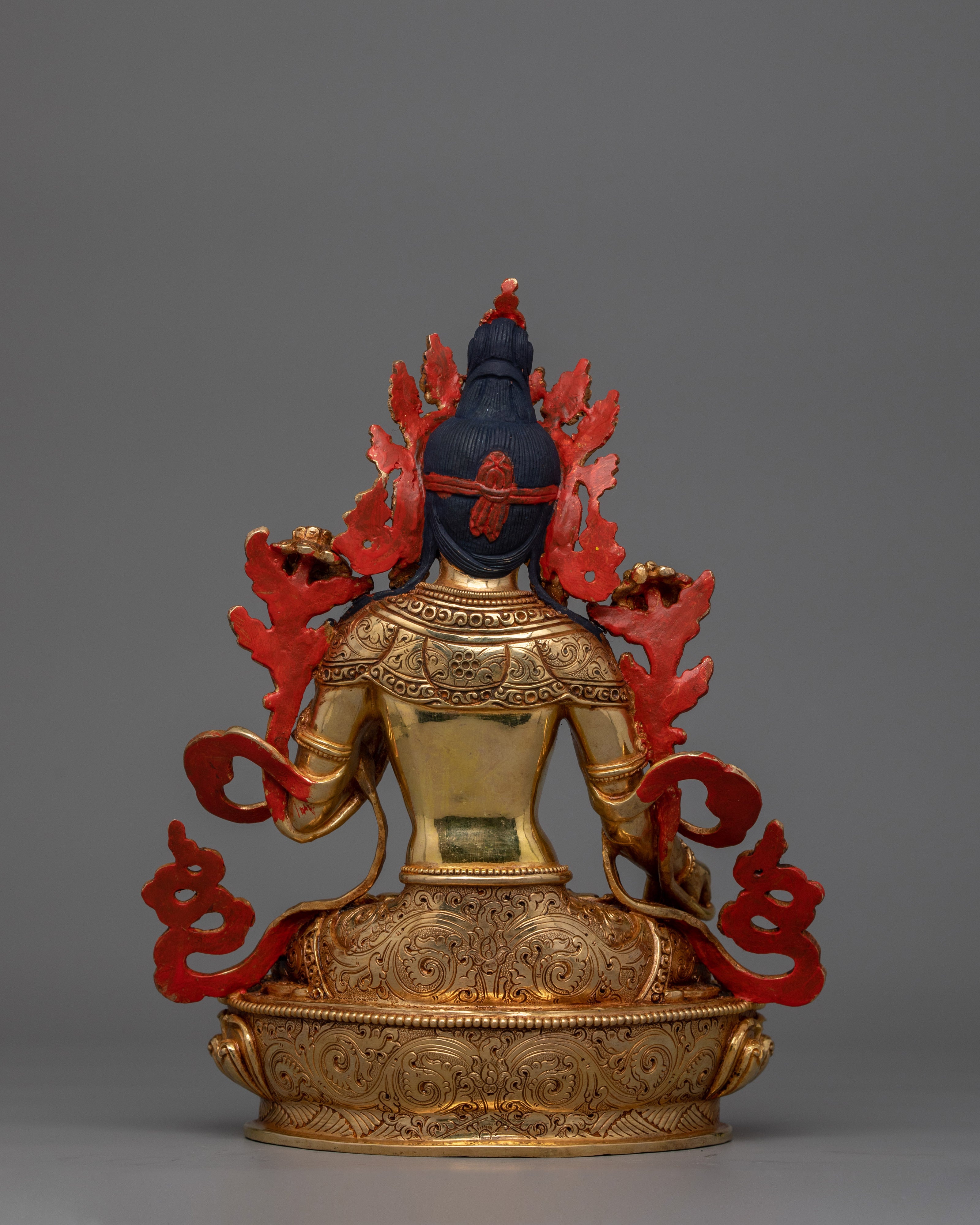 Buddhist Long-Life Goddess White Tara Sculpture | Bodhisattva for Compassion Practices