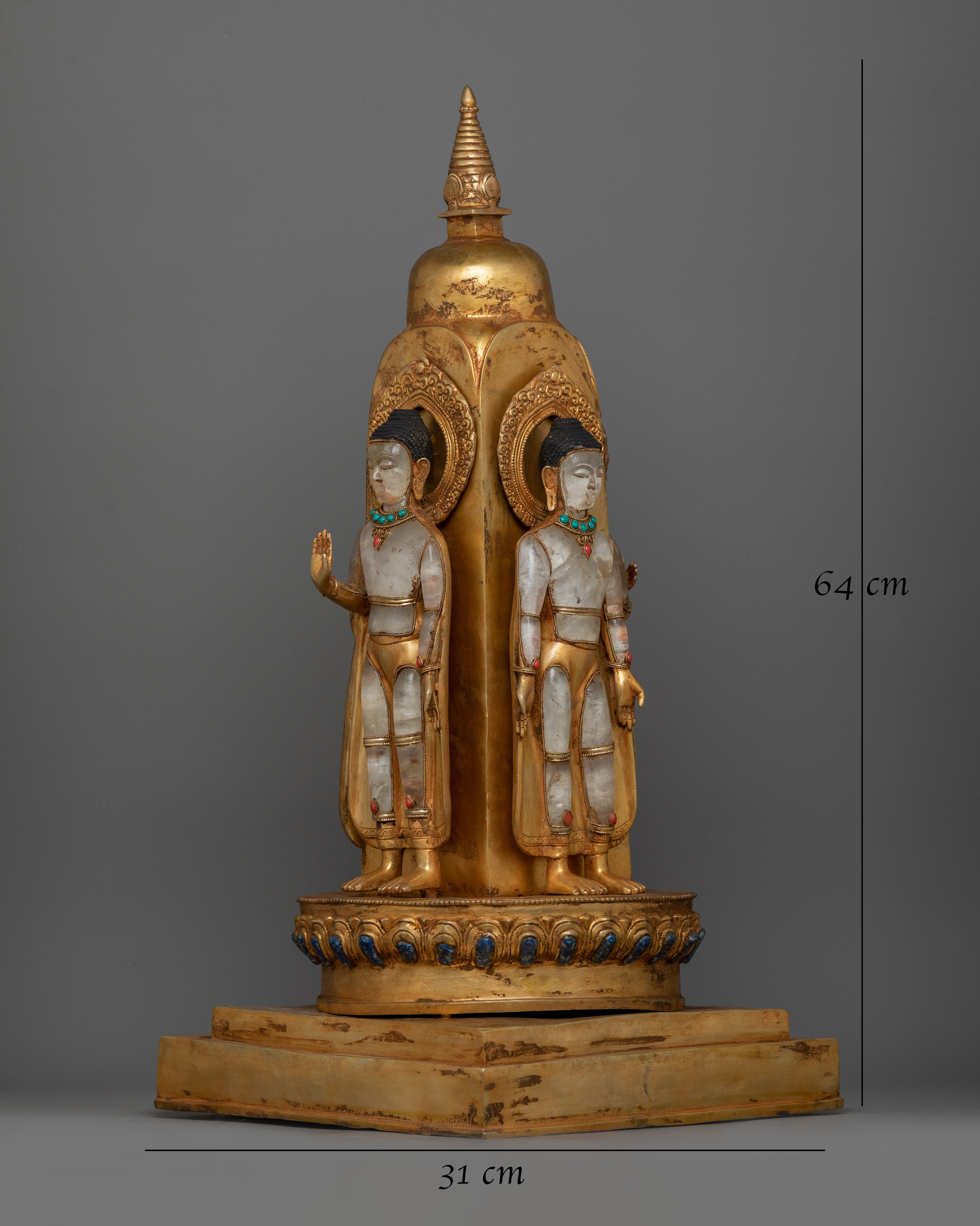 abhaya mudra standing buddha