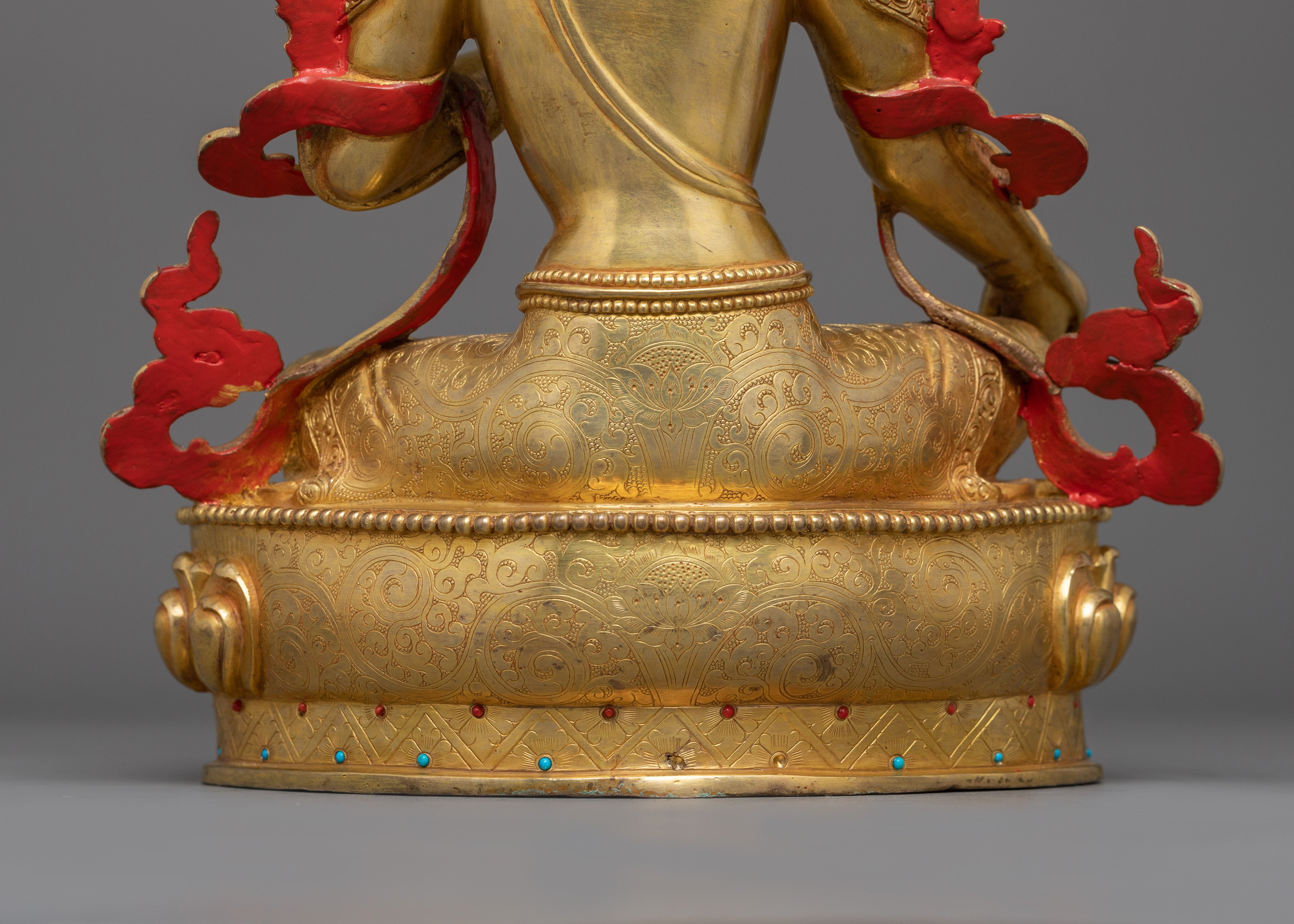 13.4 Inch Tibetan Home Decor Green Tara | The Goddess of Compassion