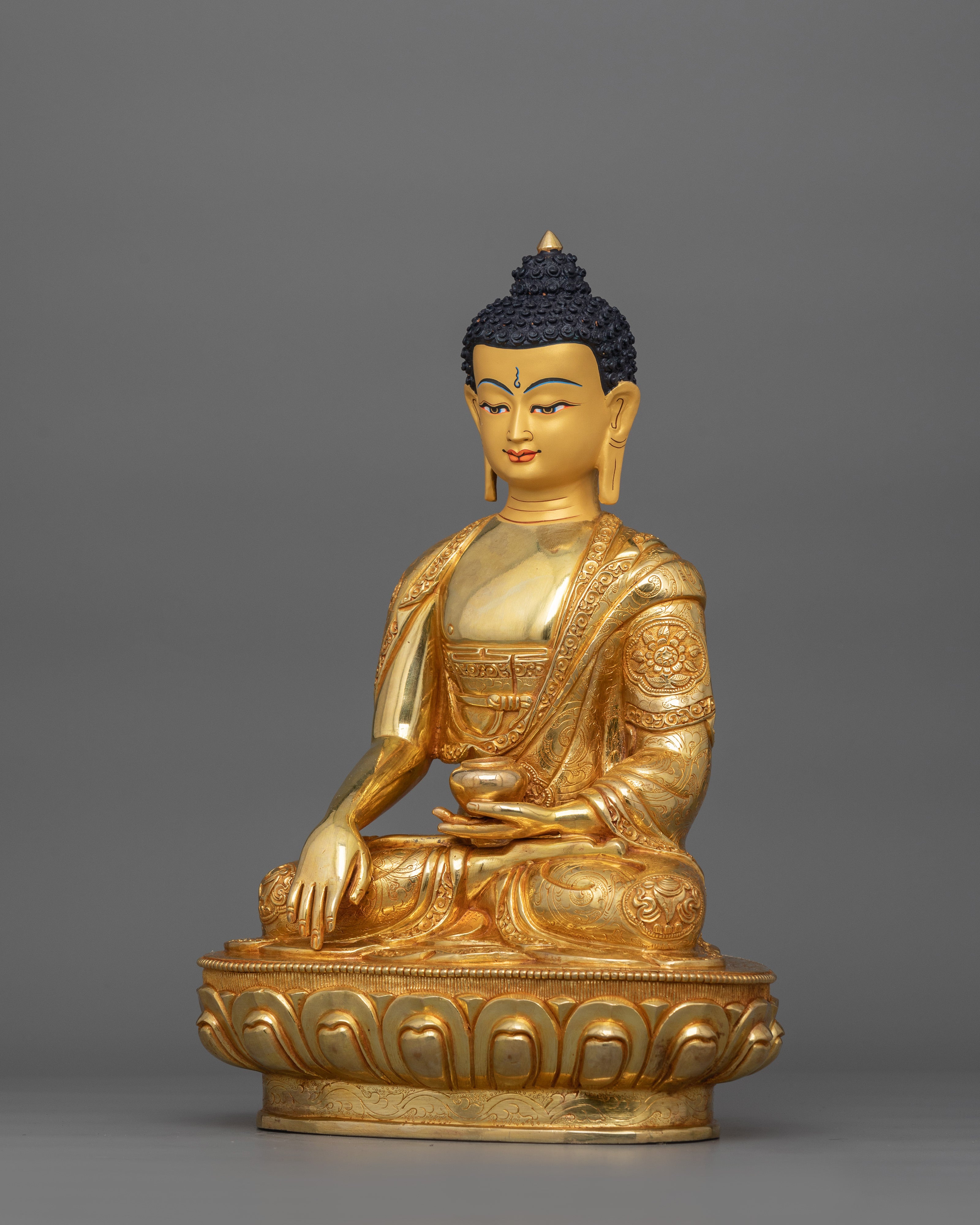 Shakyamuni Buddha Buddhist Art | Tranquil Enlightened Deity Statue