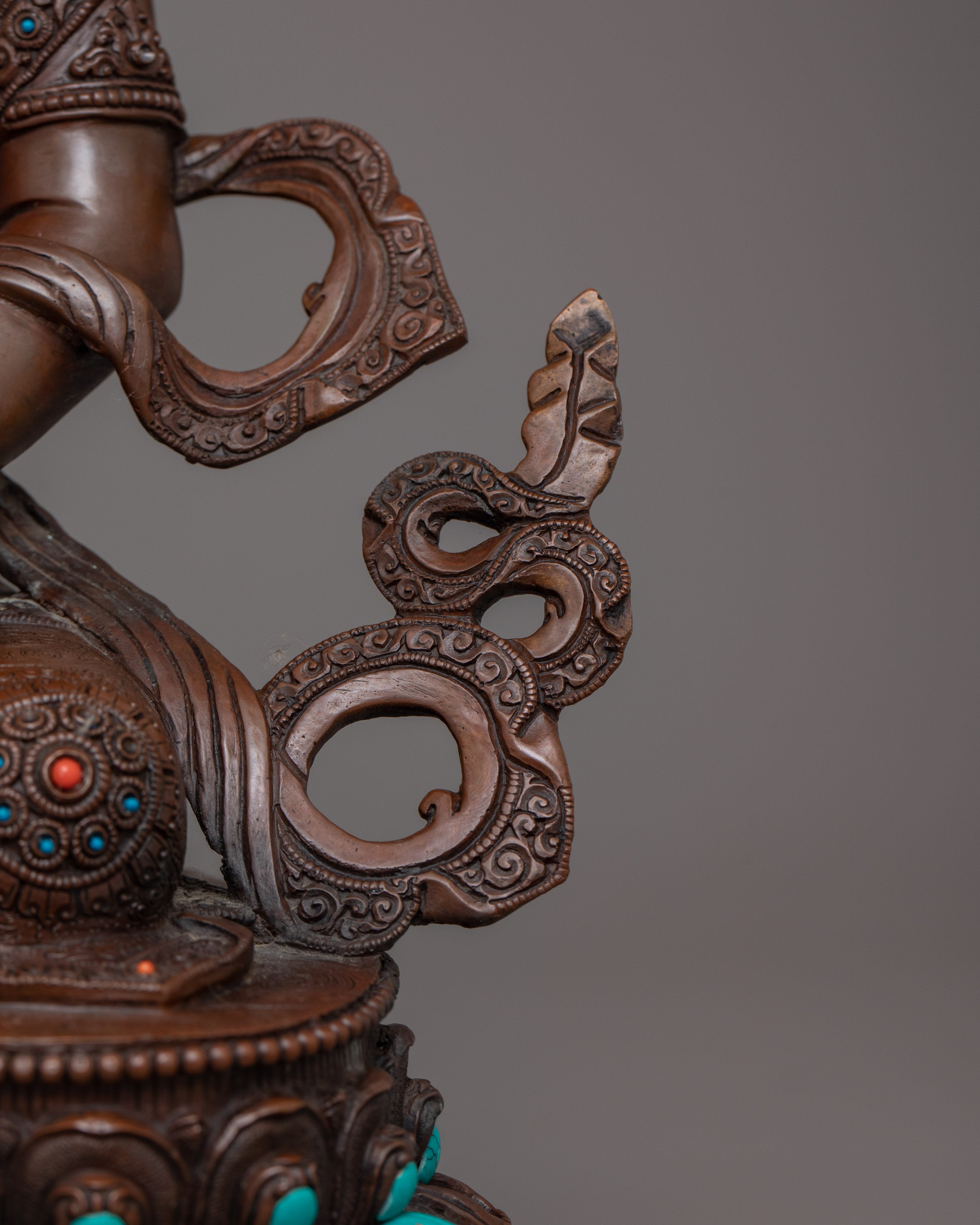 Buddha of Infinite Life Amitayus Statue | Enlightened Deity of Longevity Figurine