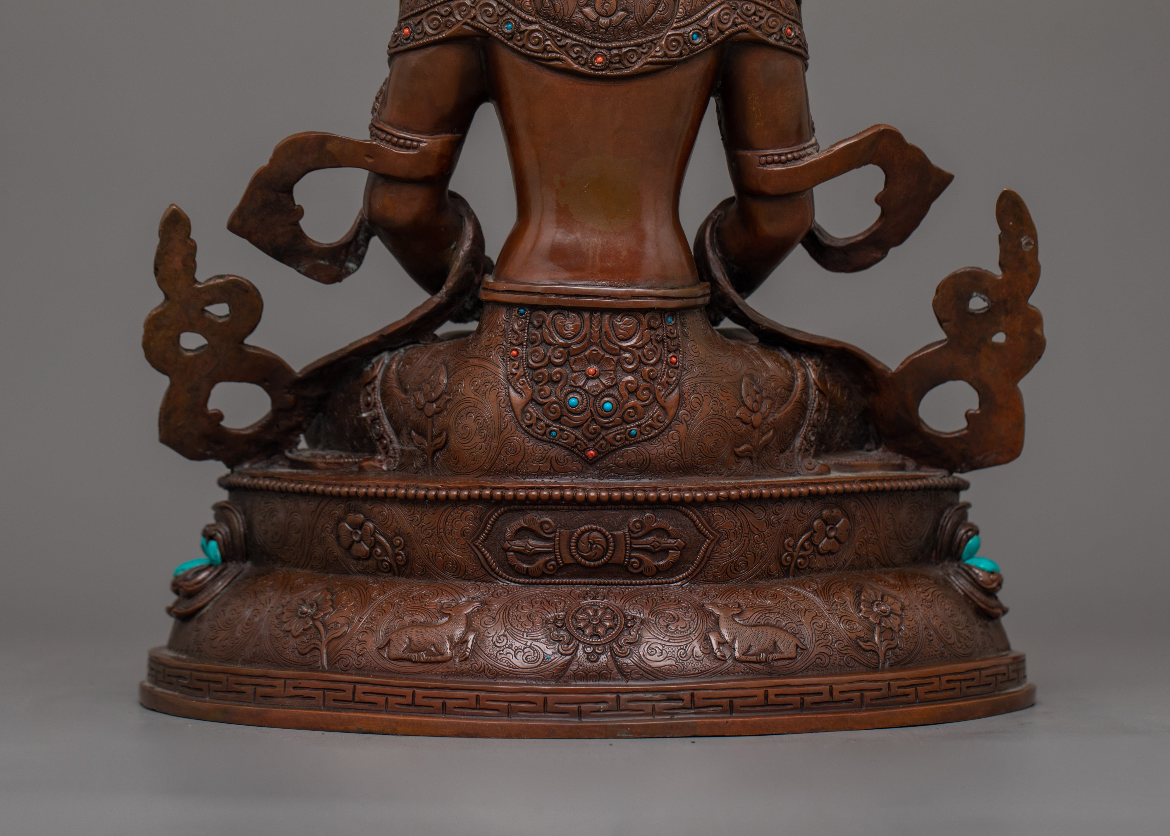 Buddha of Infinite Life Amitayus Statue | Enlightened Deity of Longevity Figurine