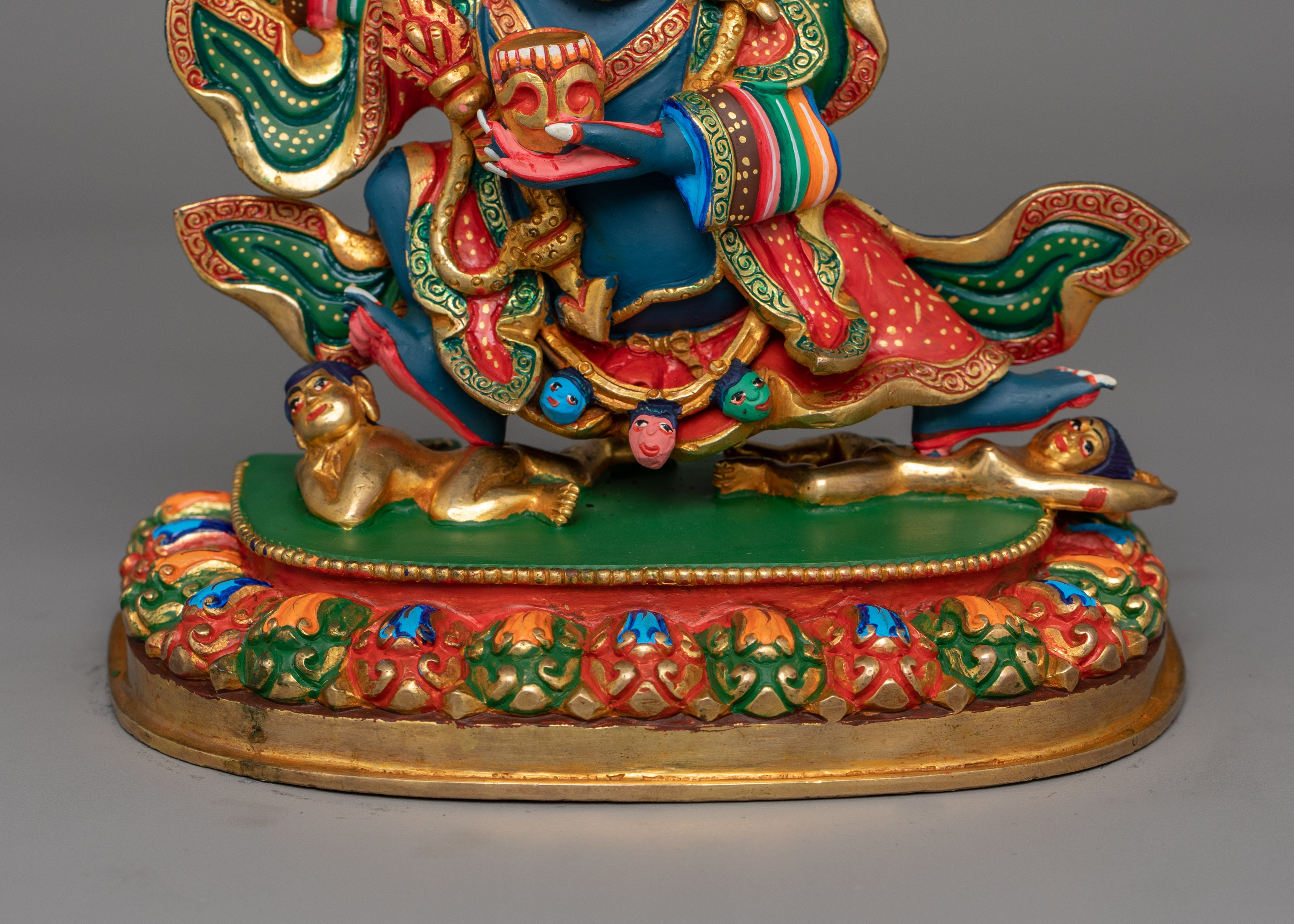 Mahakala Bernakchen Dharma Protector Sculpture | Spiritual Protection and Guidance